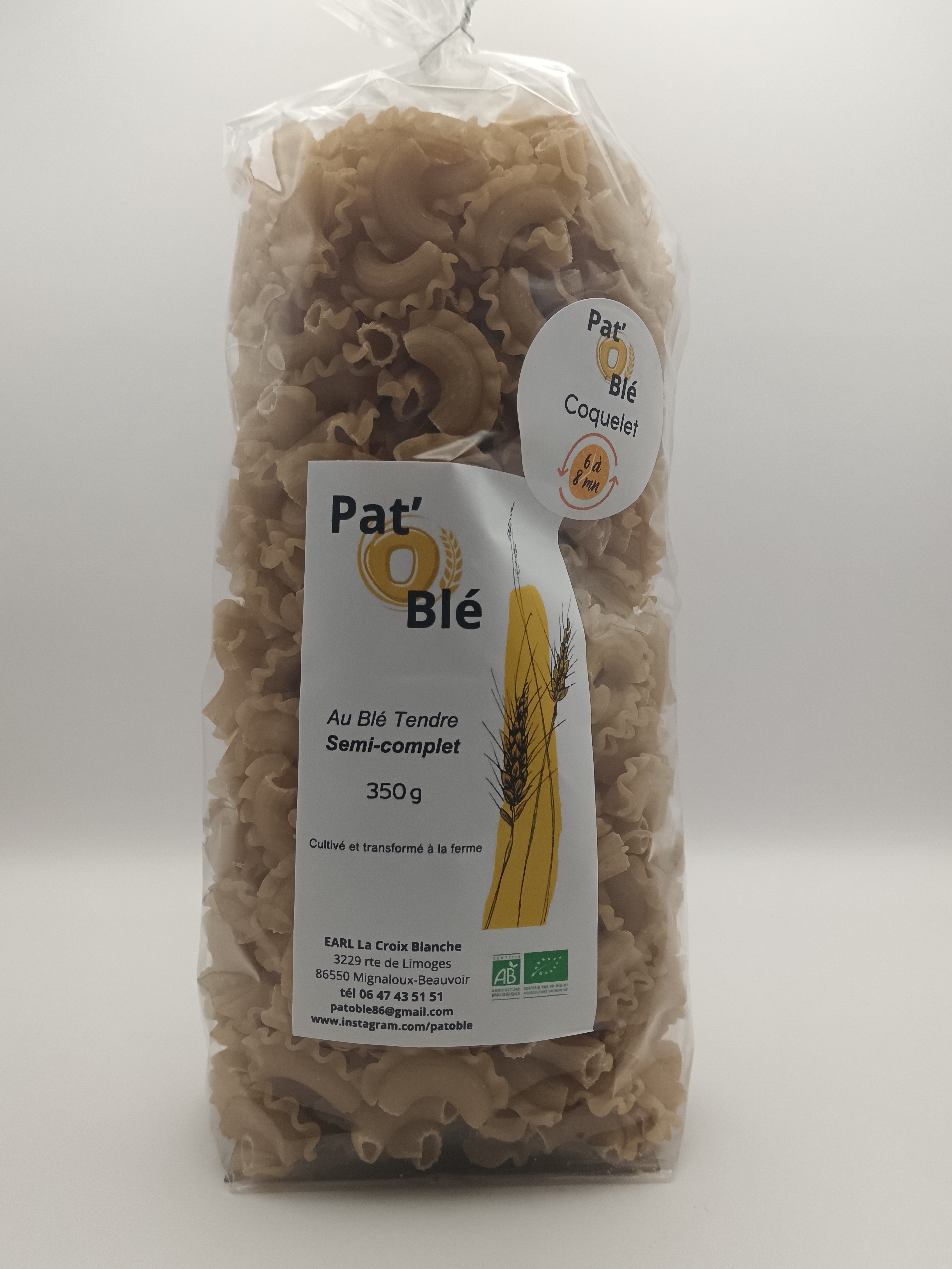 Pâtes Coquelet 350gr