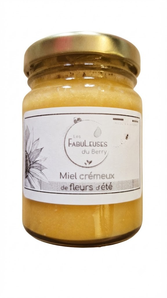 Miel de fleurs d'été, crémeux - 125g