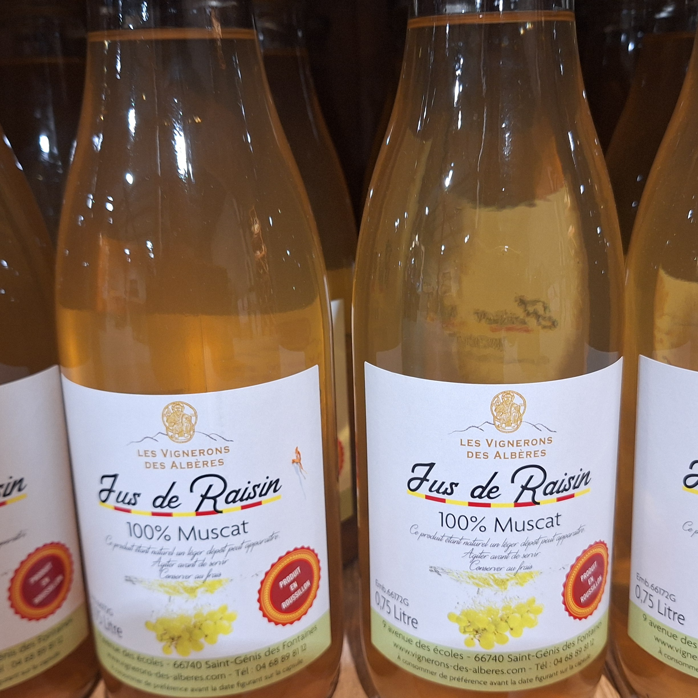 JUS DE RAISIN 100% MUSCAT