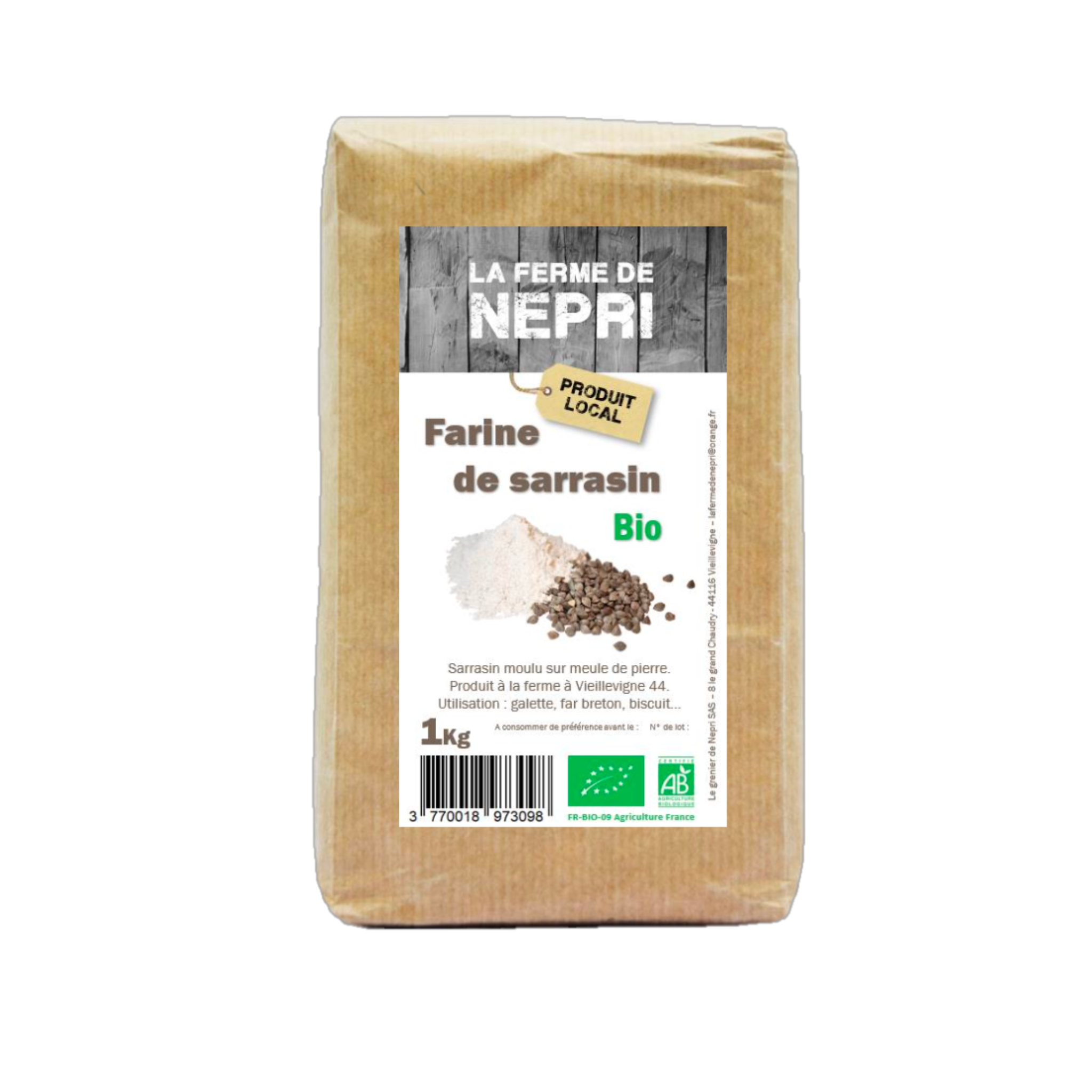 Farine de sarrasin - 1kg