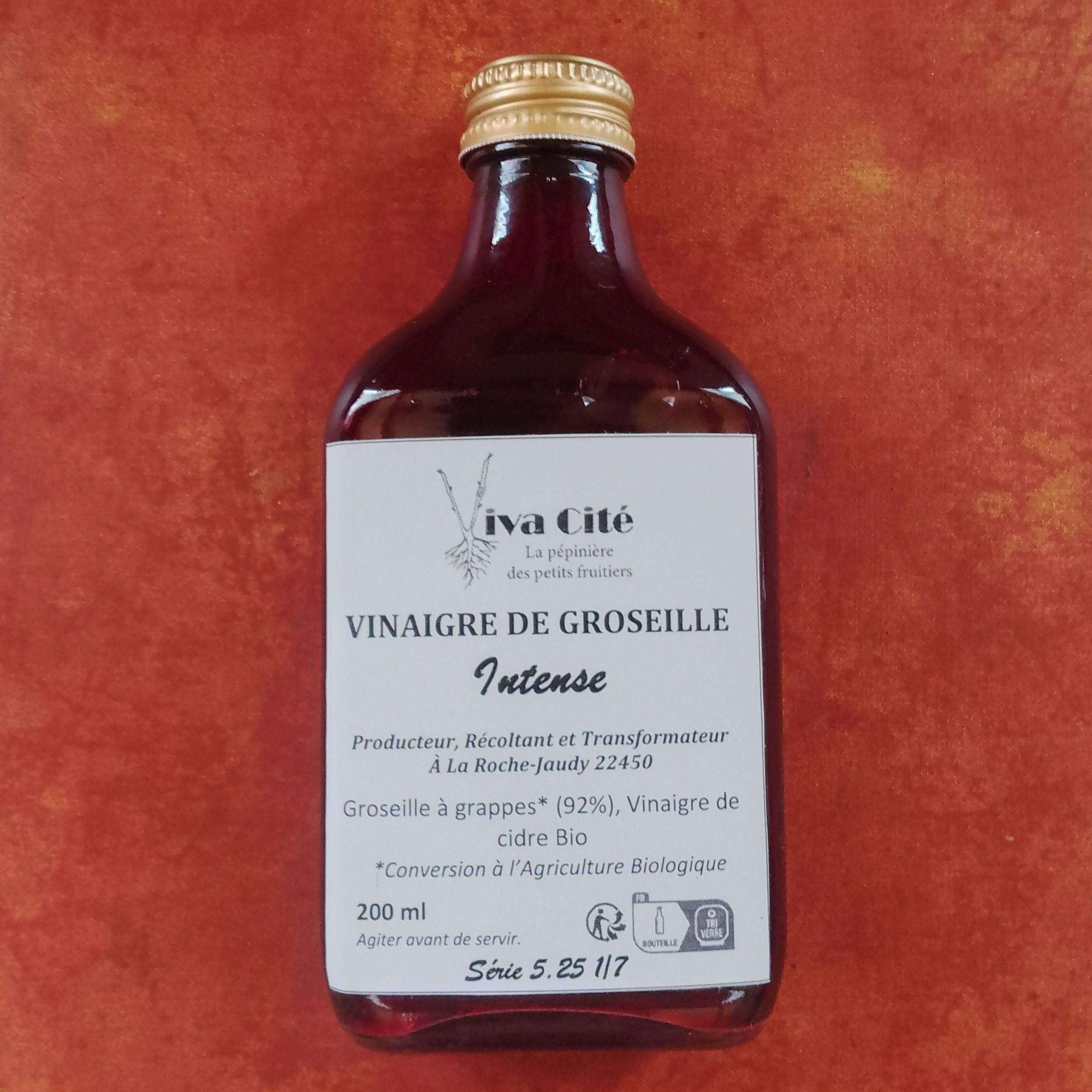 Vinaigre de Groseille - 200ml