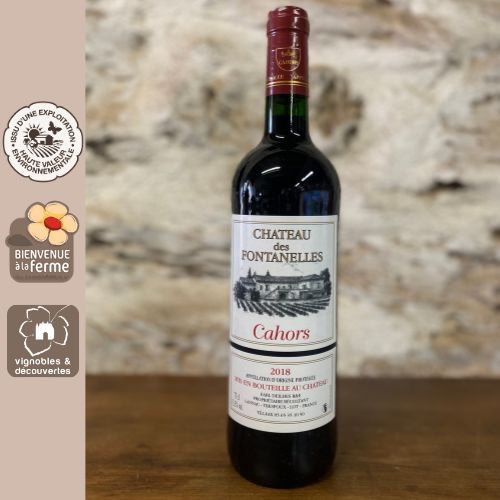 Vin rouge AOC Cahors 2018