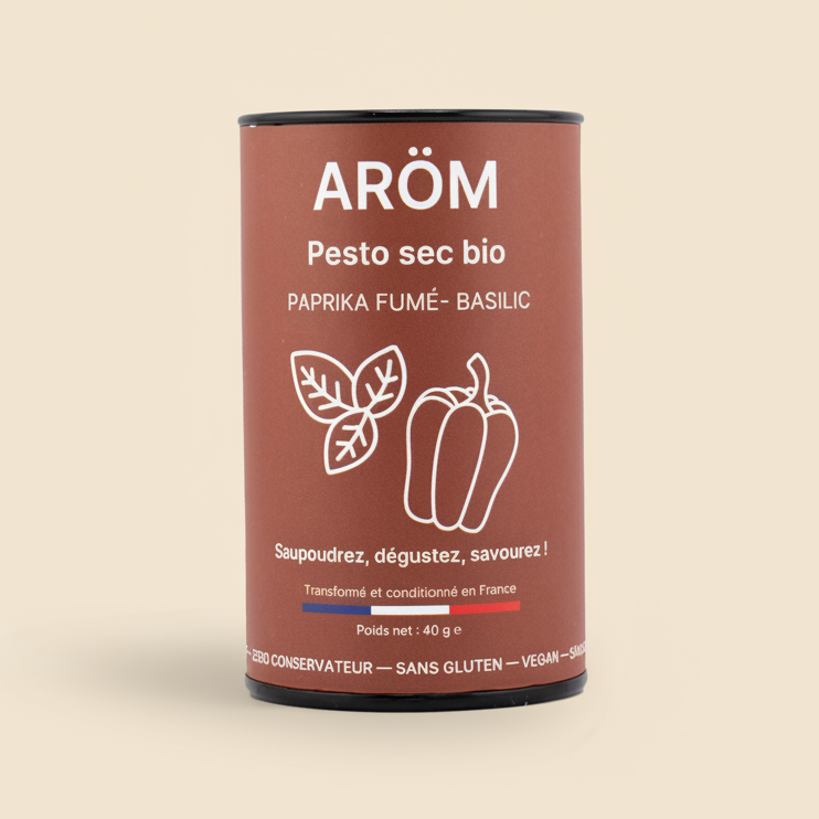 Pesto sec Paprika fumé/Basilic - 40g