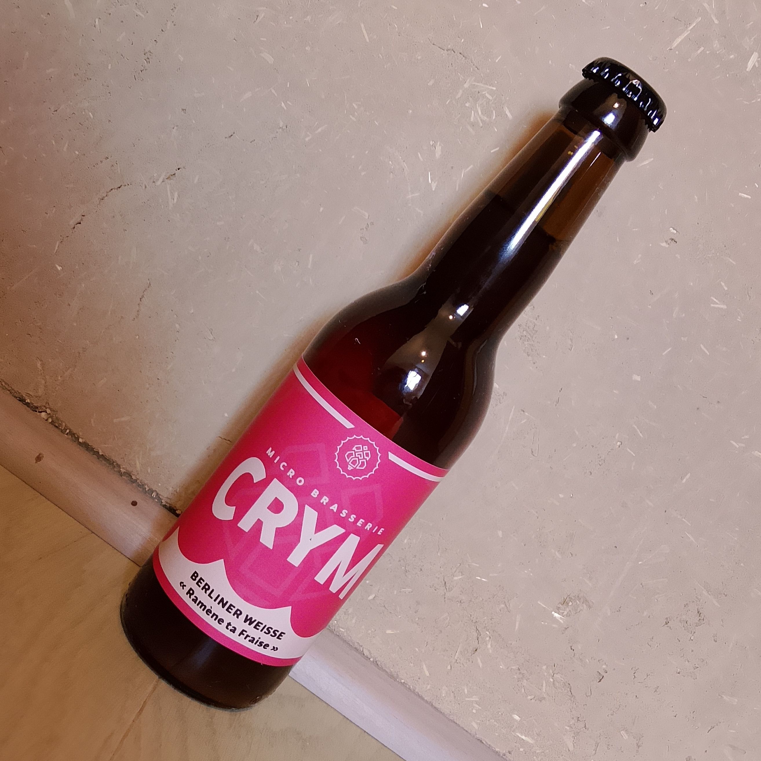 Bière berliner weisse "La Ramène ta fraise" - 33 cl - CRYM