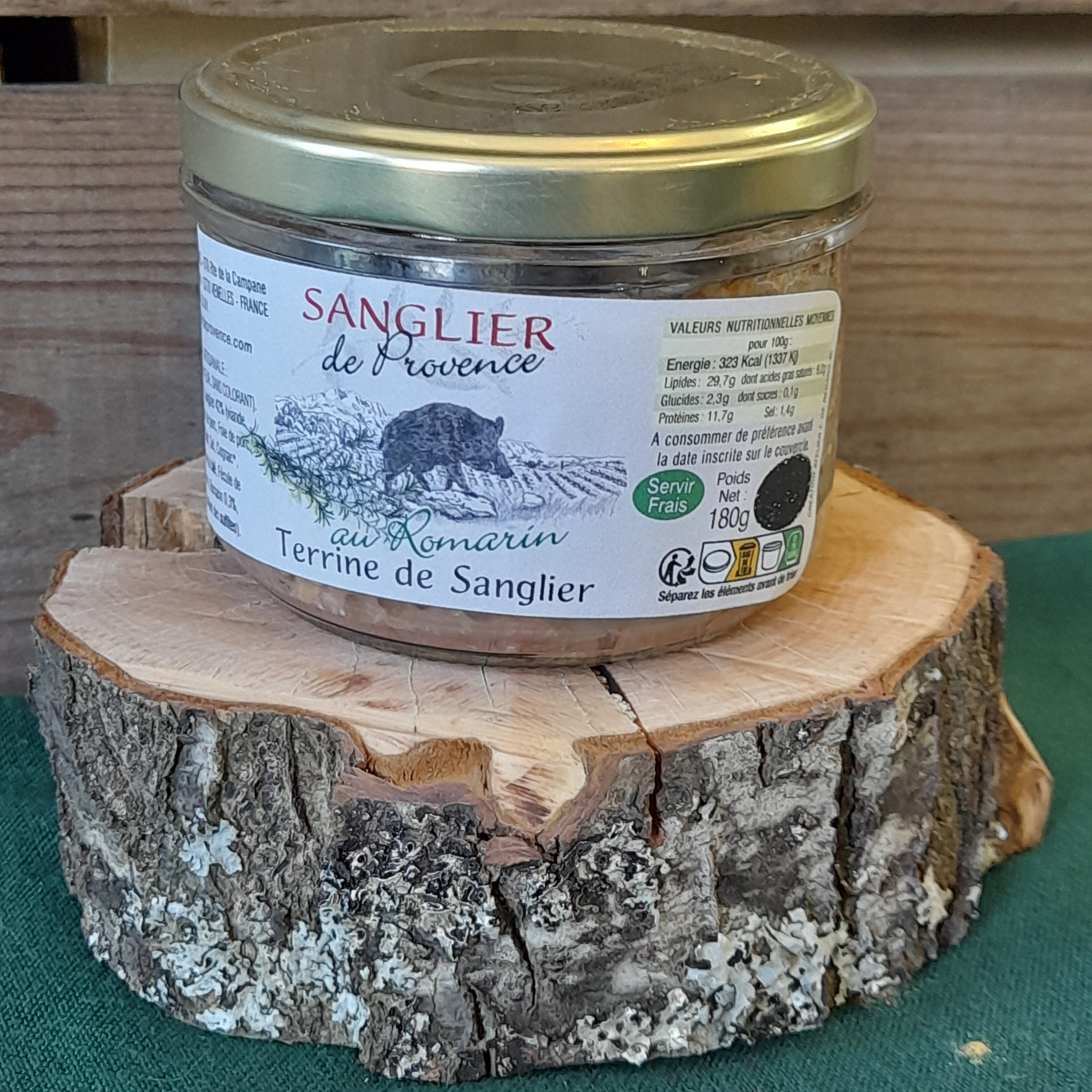 TERRINES SANGLIER ROMARIN