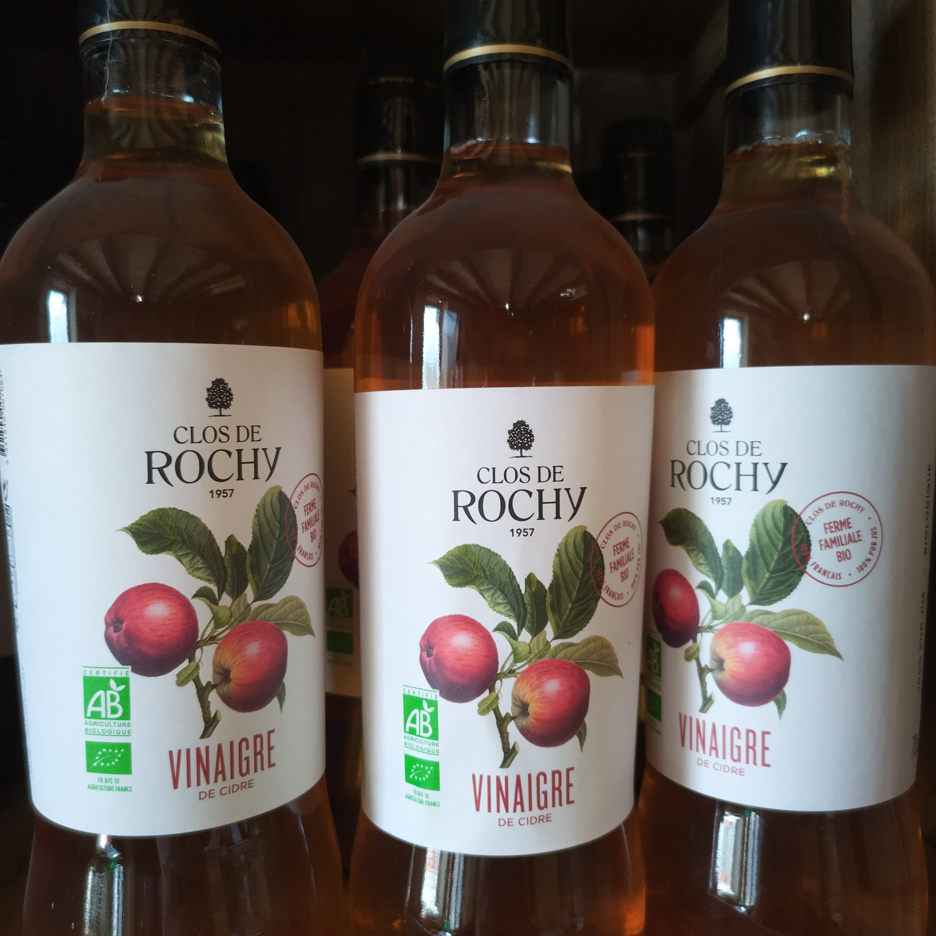Vinaigre de cidre bio 70 cl