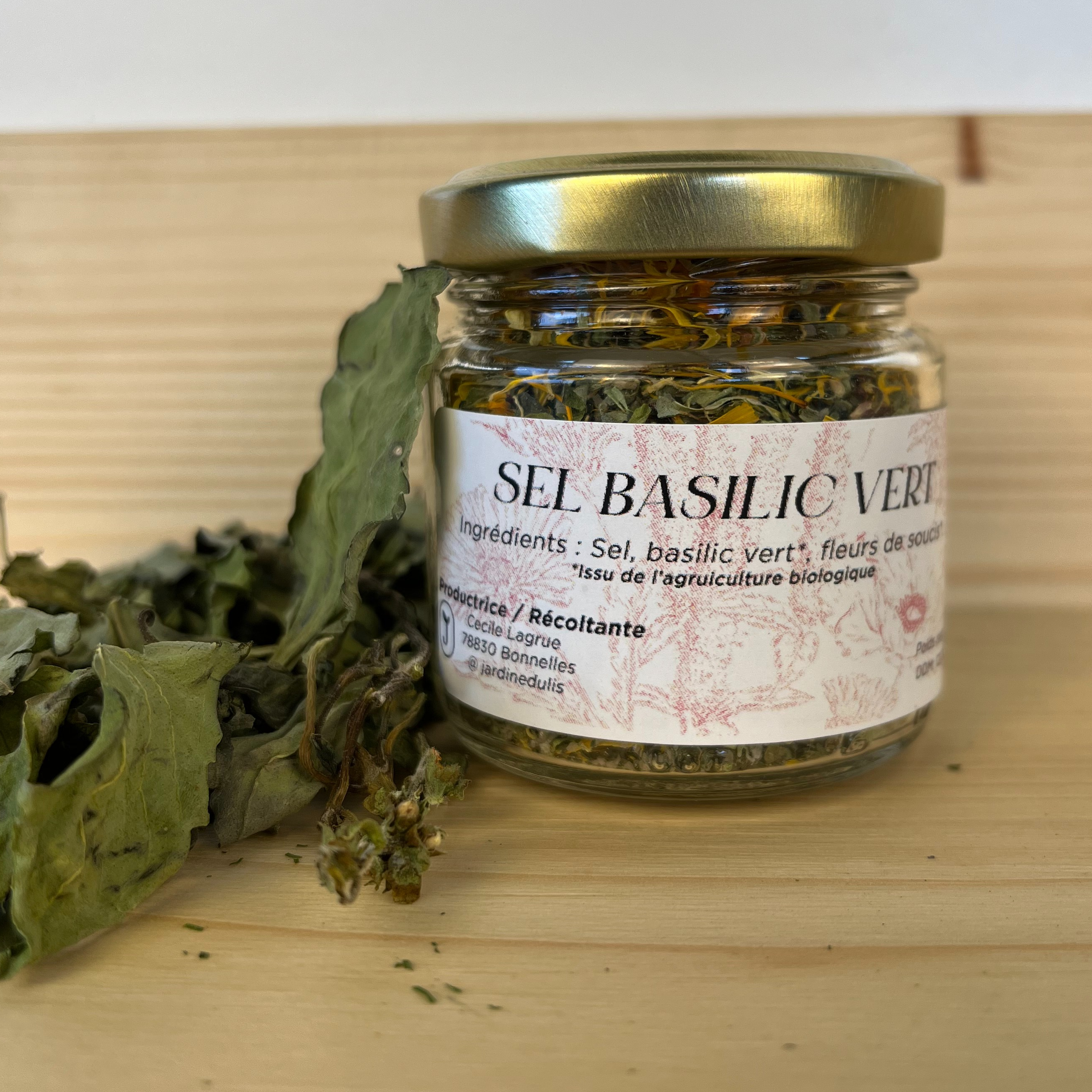 Sel aux herbes Basilic Bio - 50g