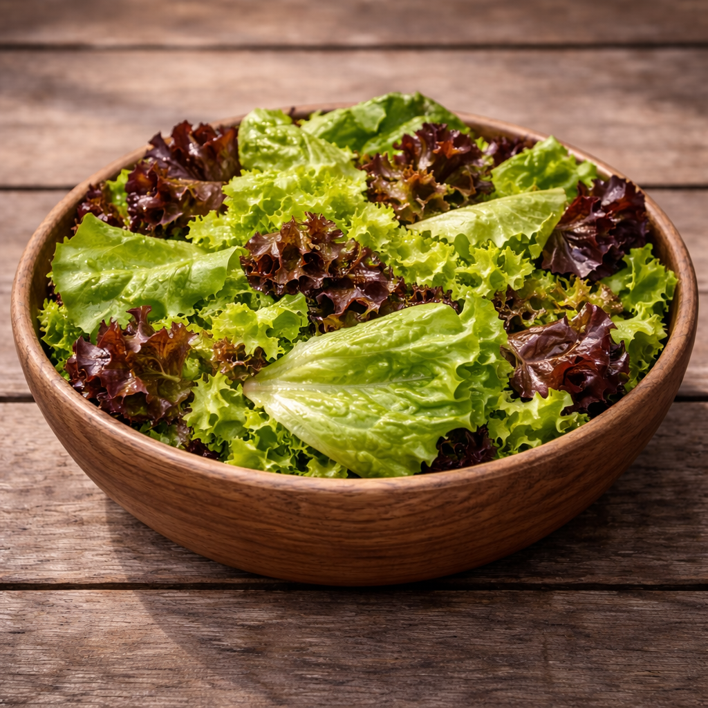 Salade aquaponique de laitues coupées - 250g