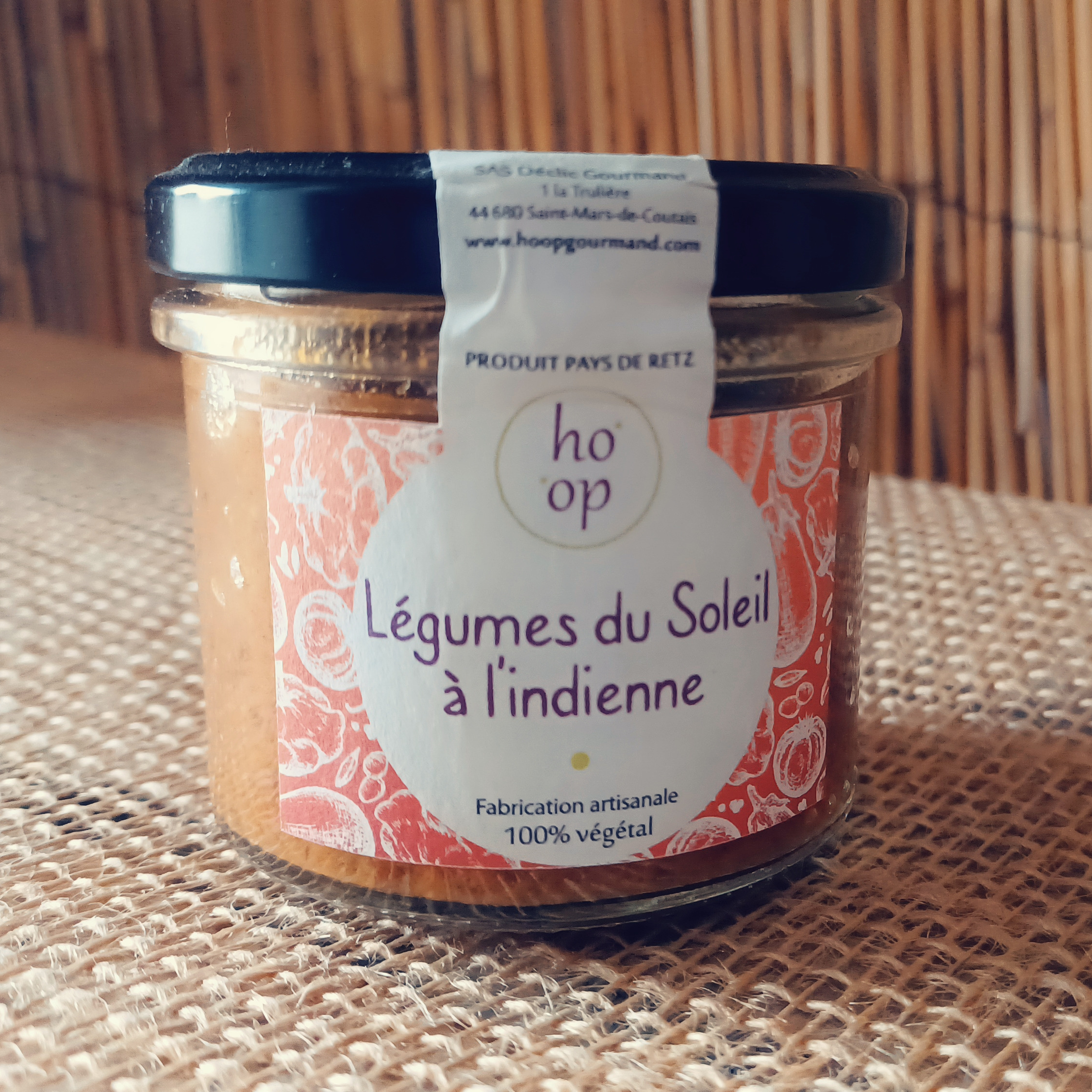 Tartinade Légumes Du Soleil À L'Indienne - 100g
