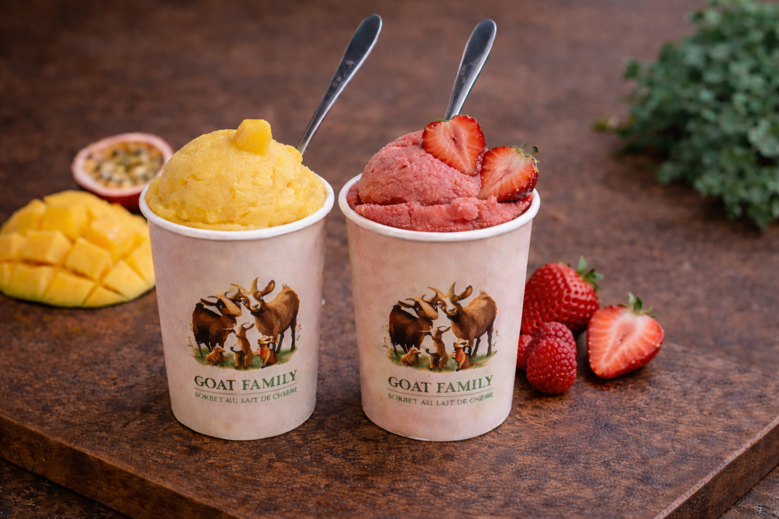 Sorbets pleins fruits - 480ml
