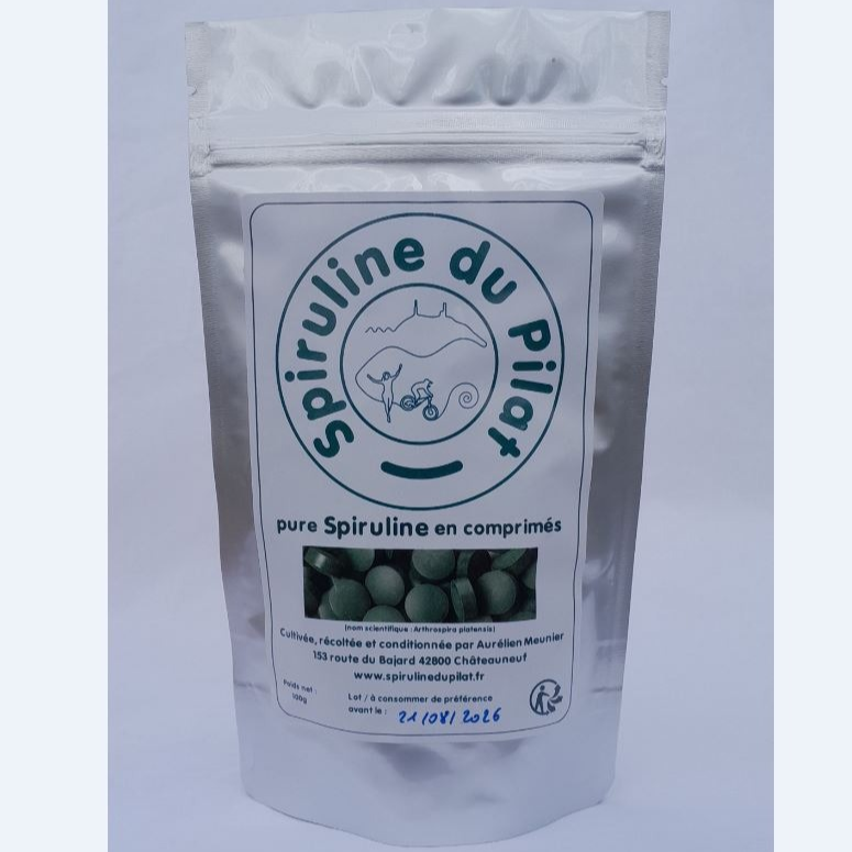 Spiruline en comprimés - 100g
