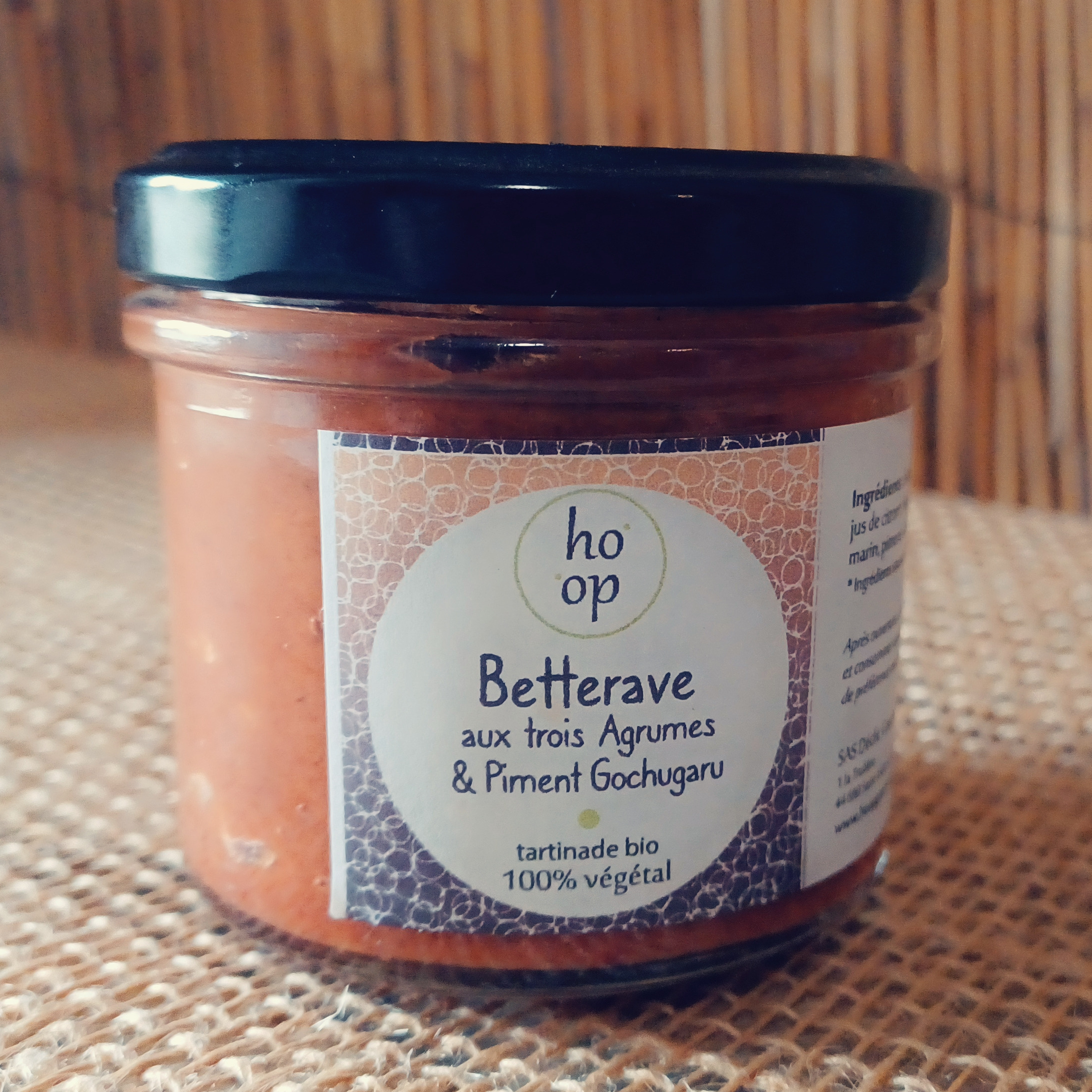 Tartinade Betteraves Aux 3 Agrumes Et Piment - 100g