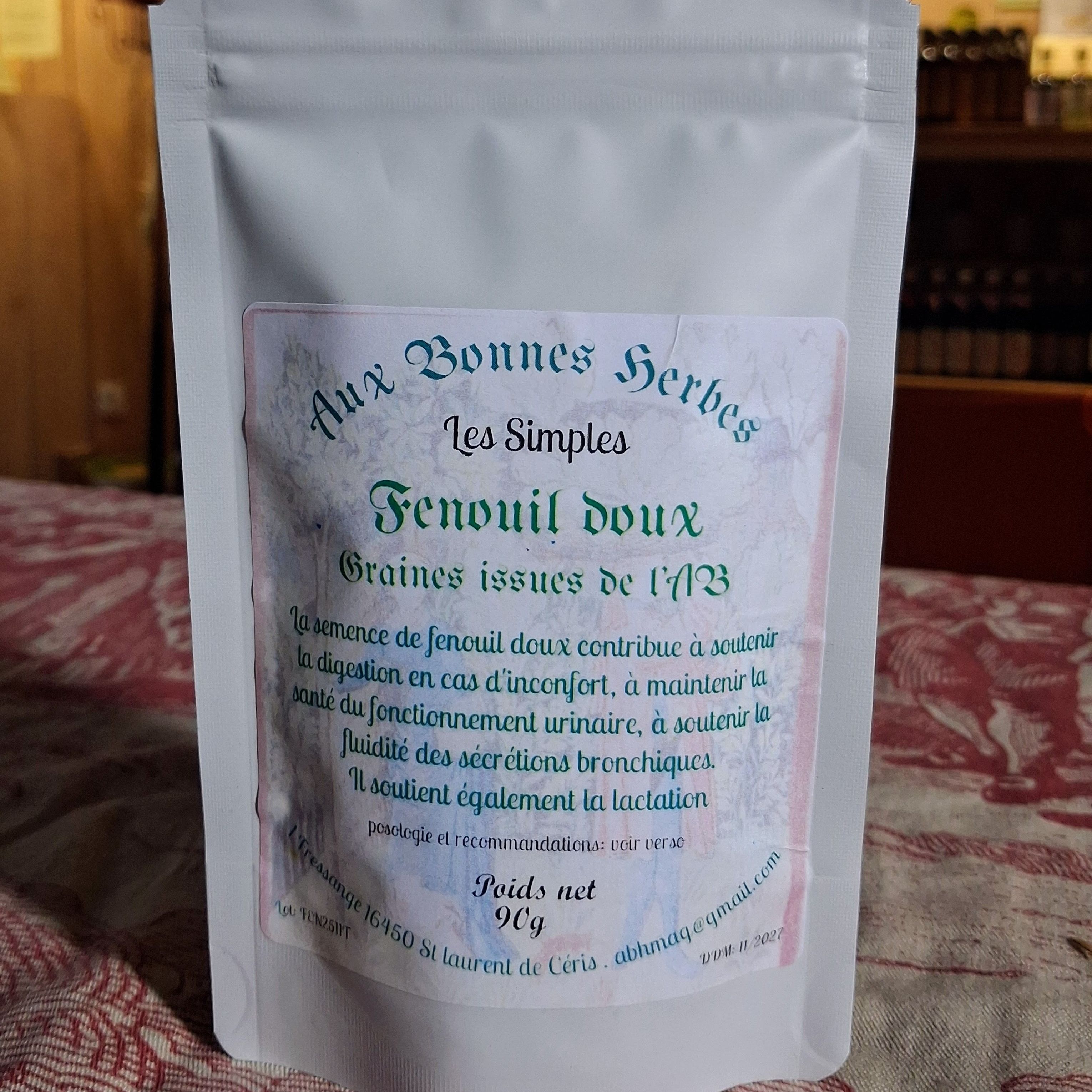 Fenouil bio - 90g