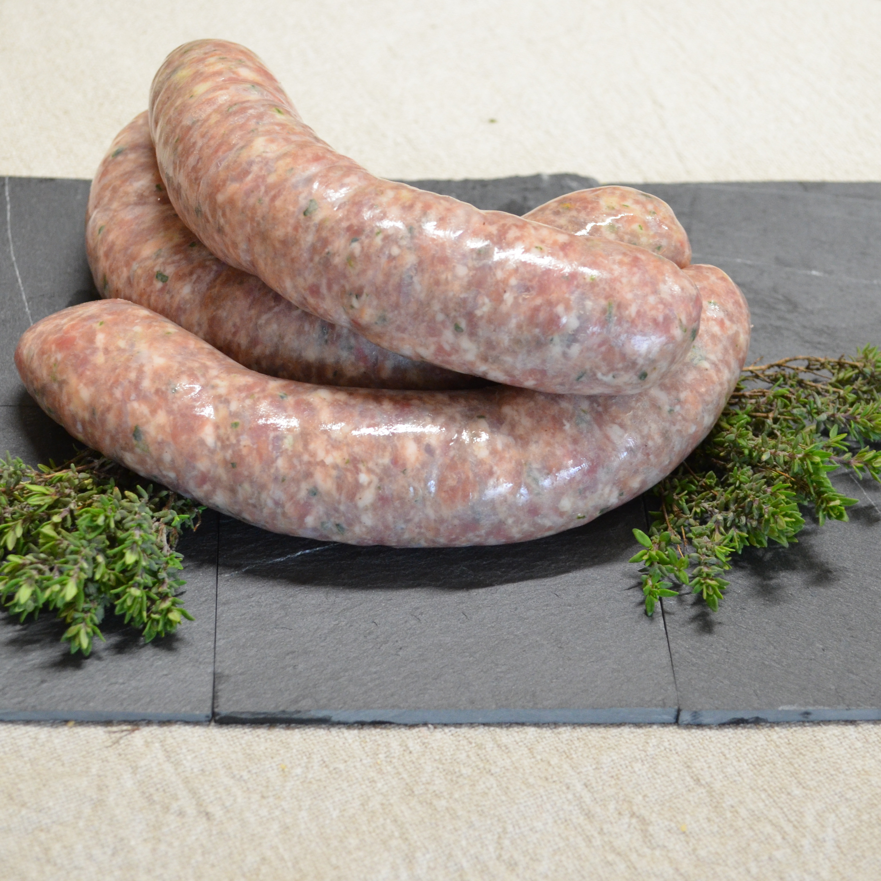 Saucisse campagnarde (oignon, persil) *2 - 0,26kg