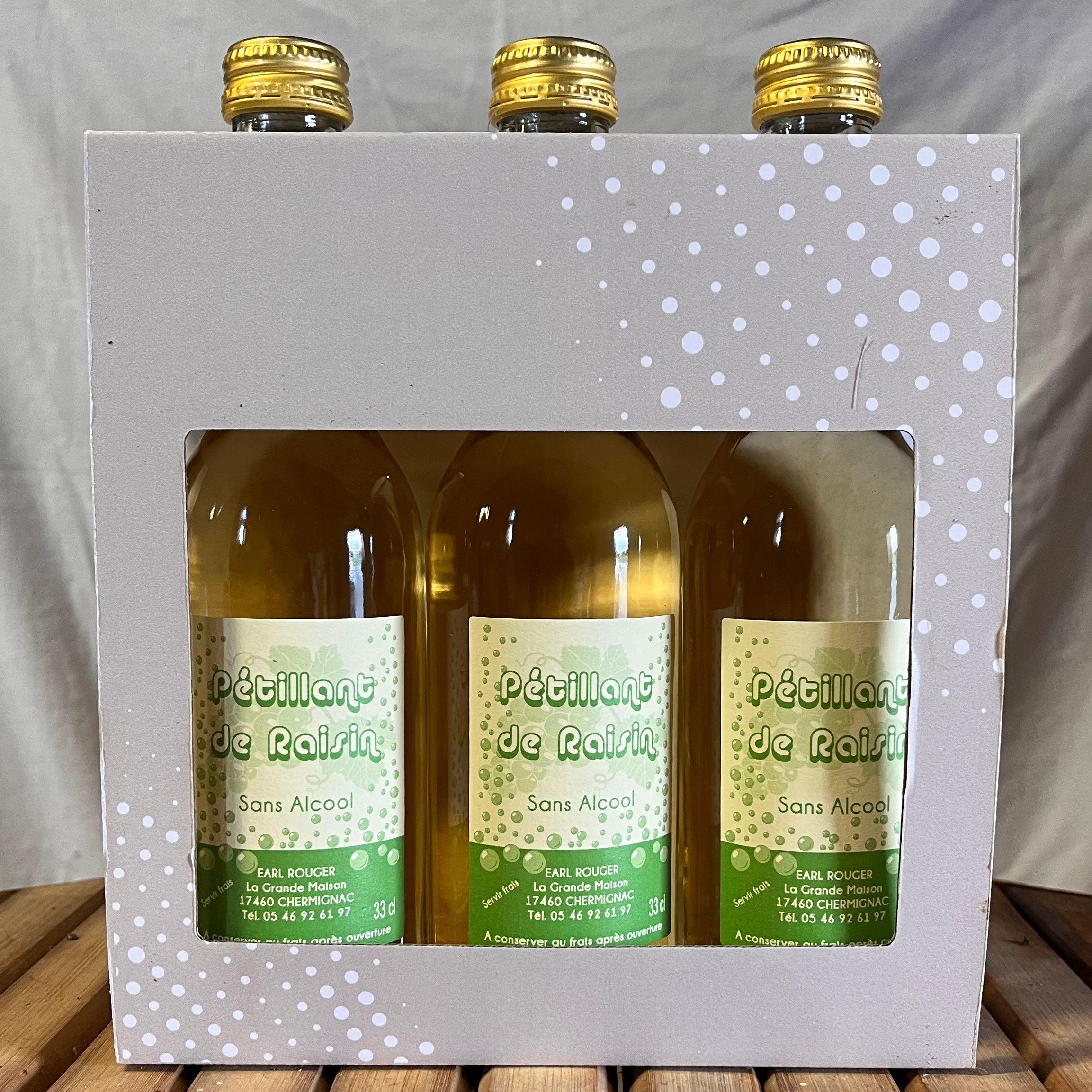 Lot de 3 pétillants de raisin - 99cl