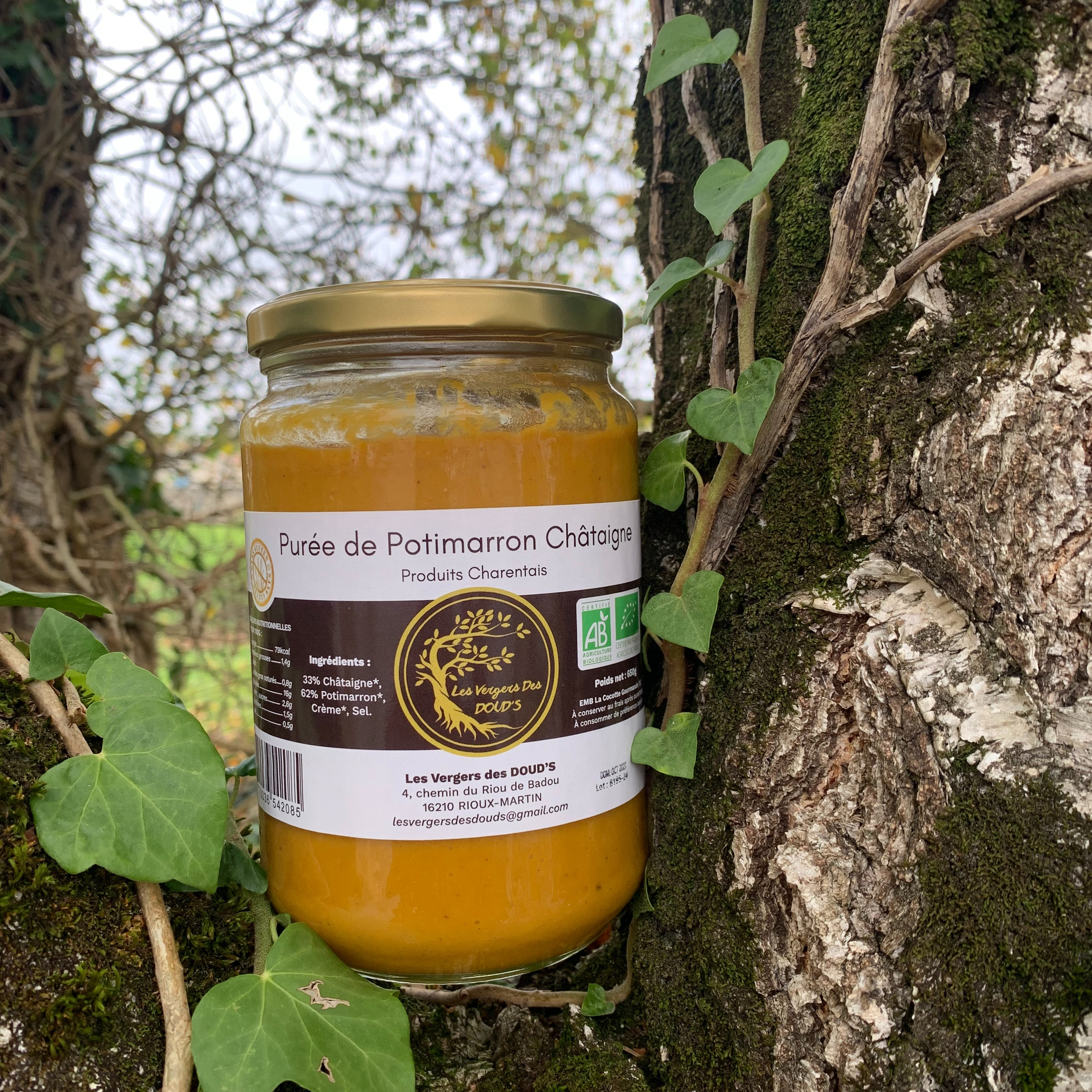 Purée Potimarron Châtaignes, 300g