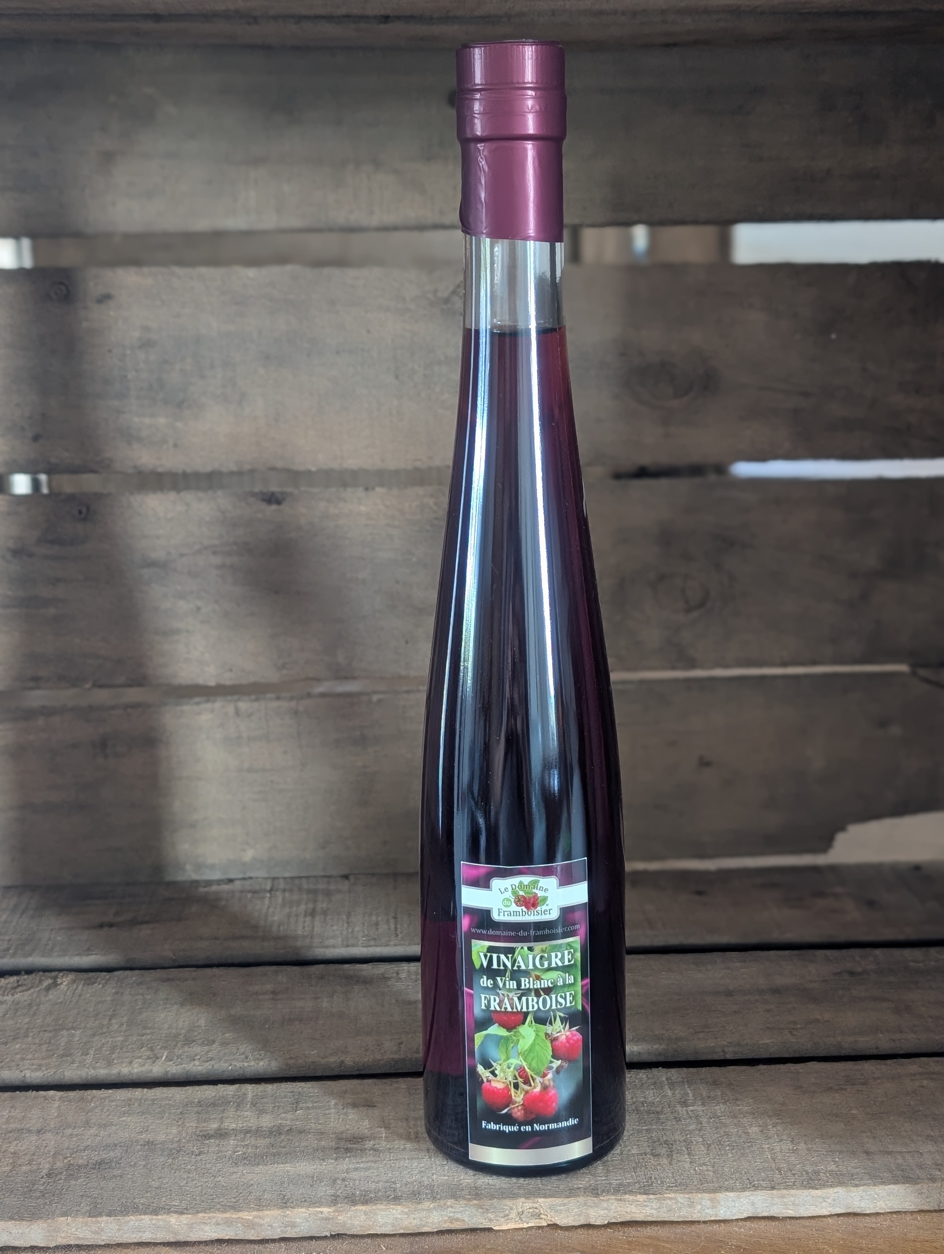 Vinaigre de vin blanc à la Framboise