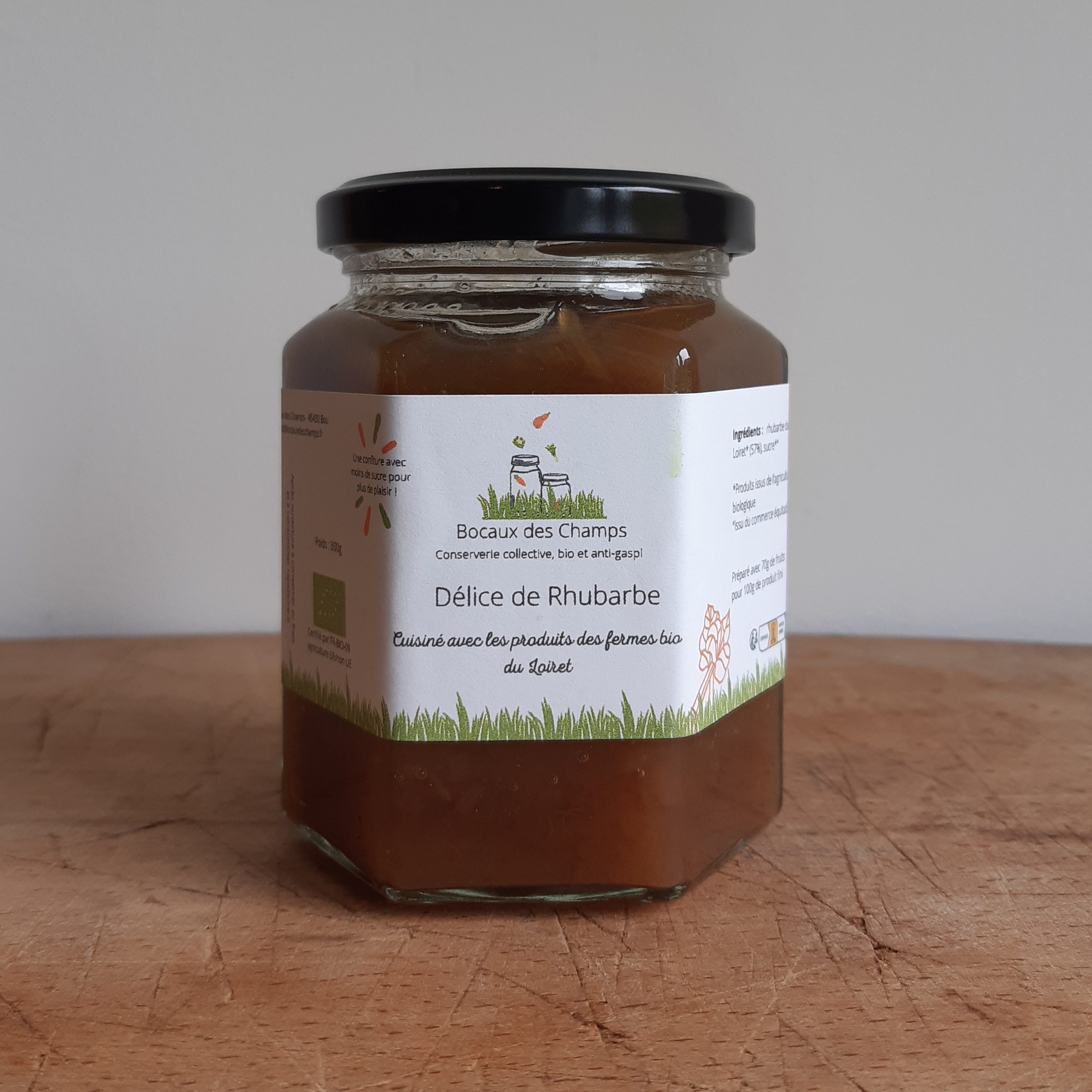 CONFITURE DÉLICE DE RHUBARBE