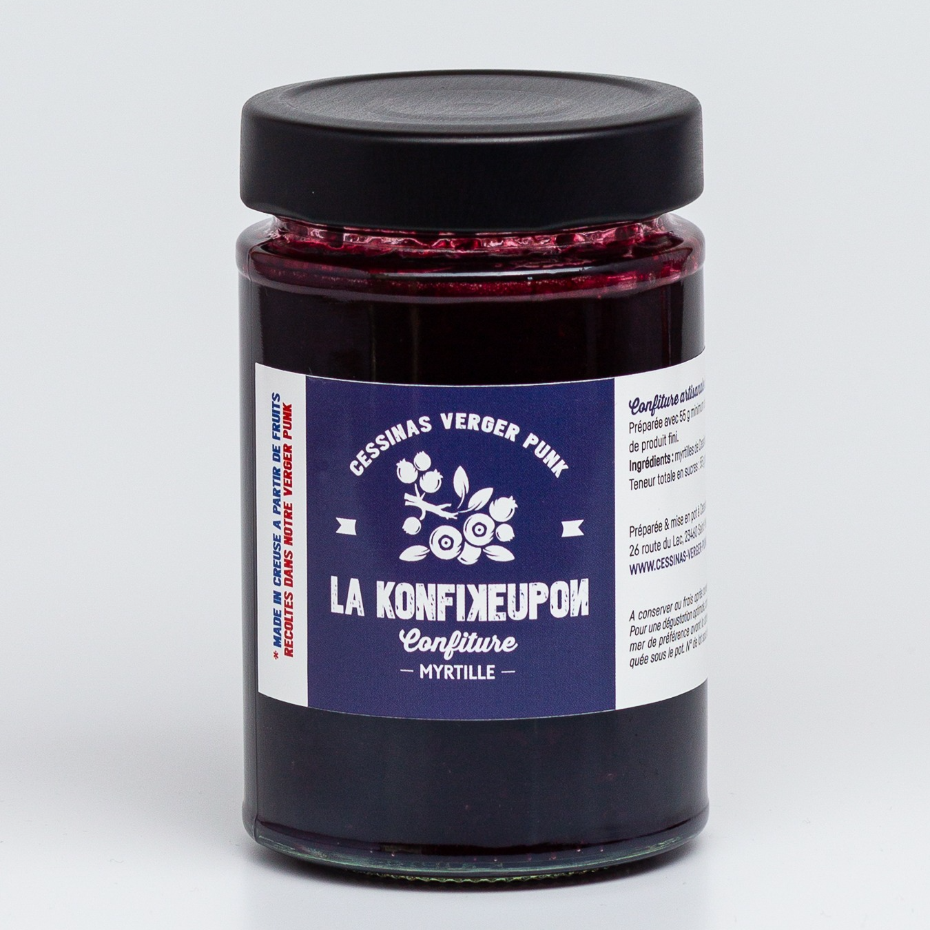 Confiture de MYRTILLES