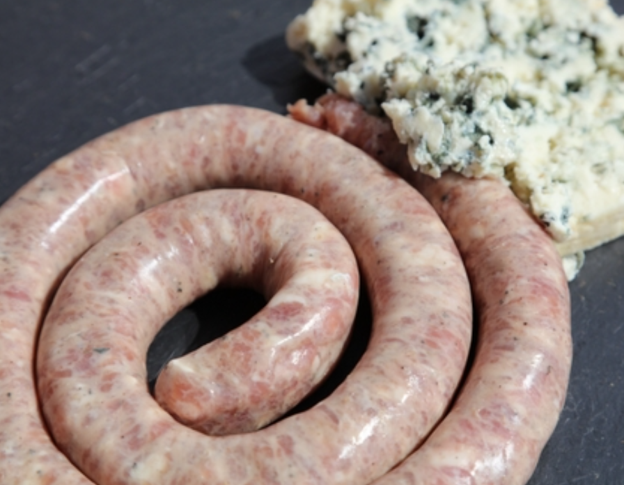 Saucisse fraiche de poulet au roquefort - 500g