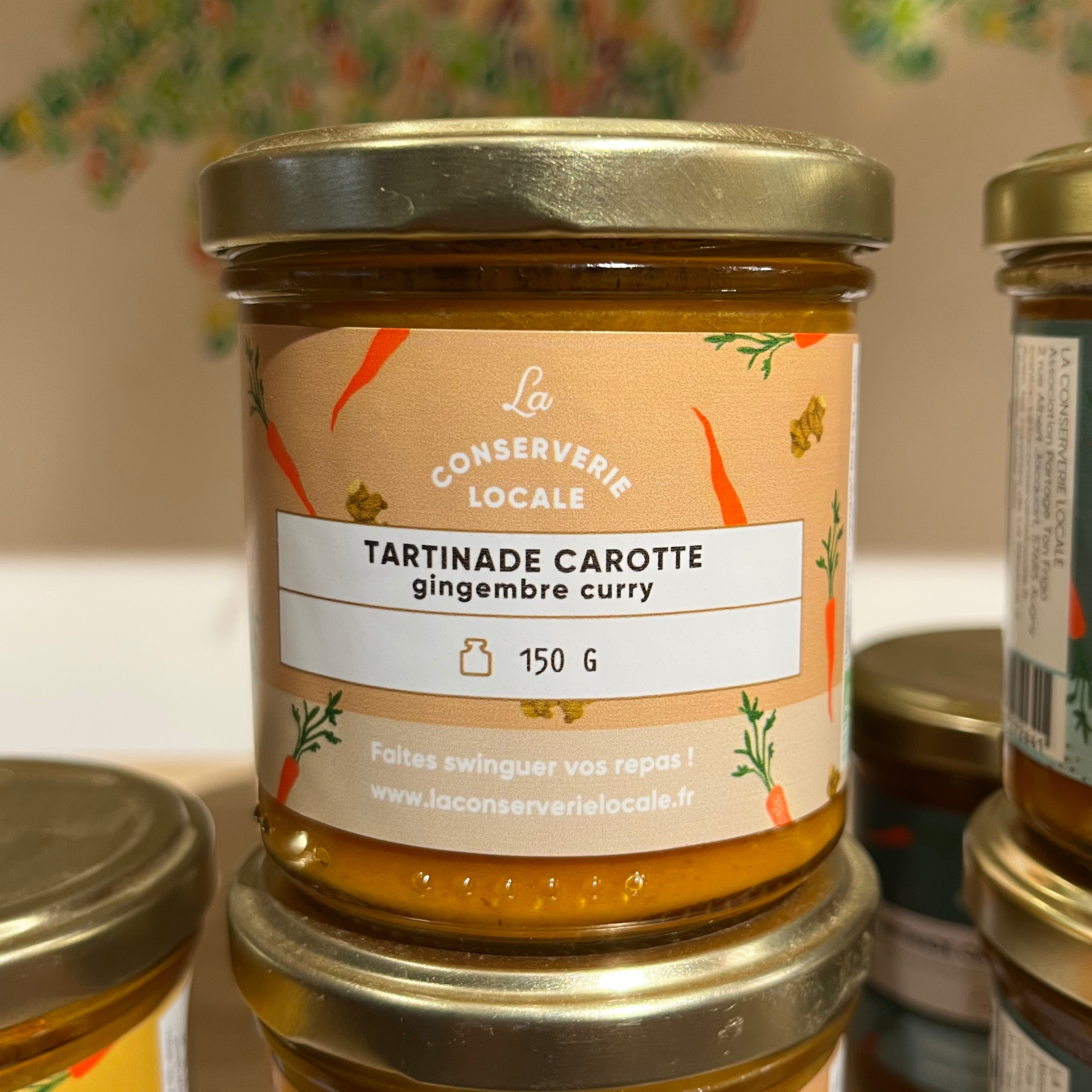 TARTINADE CAROTTE GINGEMBRE CURRY
