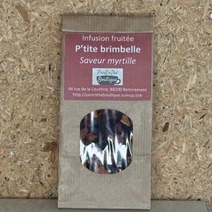 Infusion fruitée P'tite Brimbelle - saveur myrtille - 50g