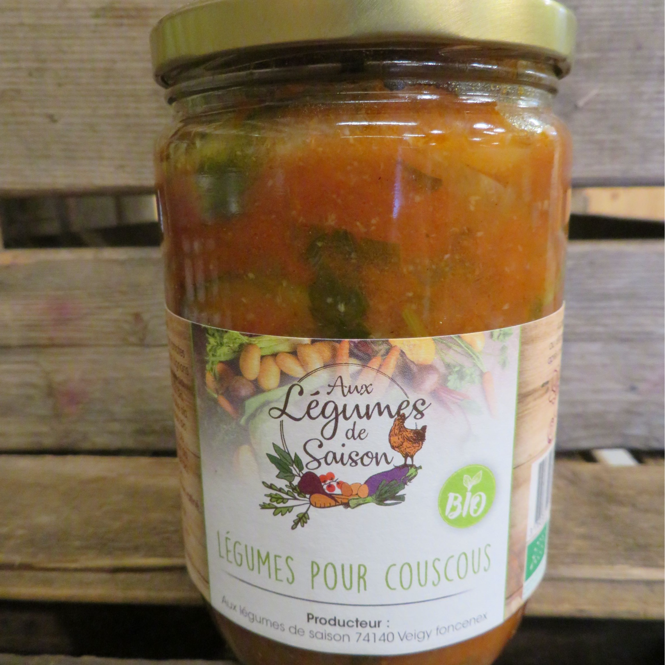 Légumes pour couscous Bio