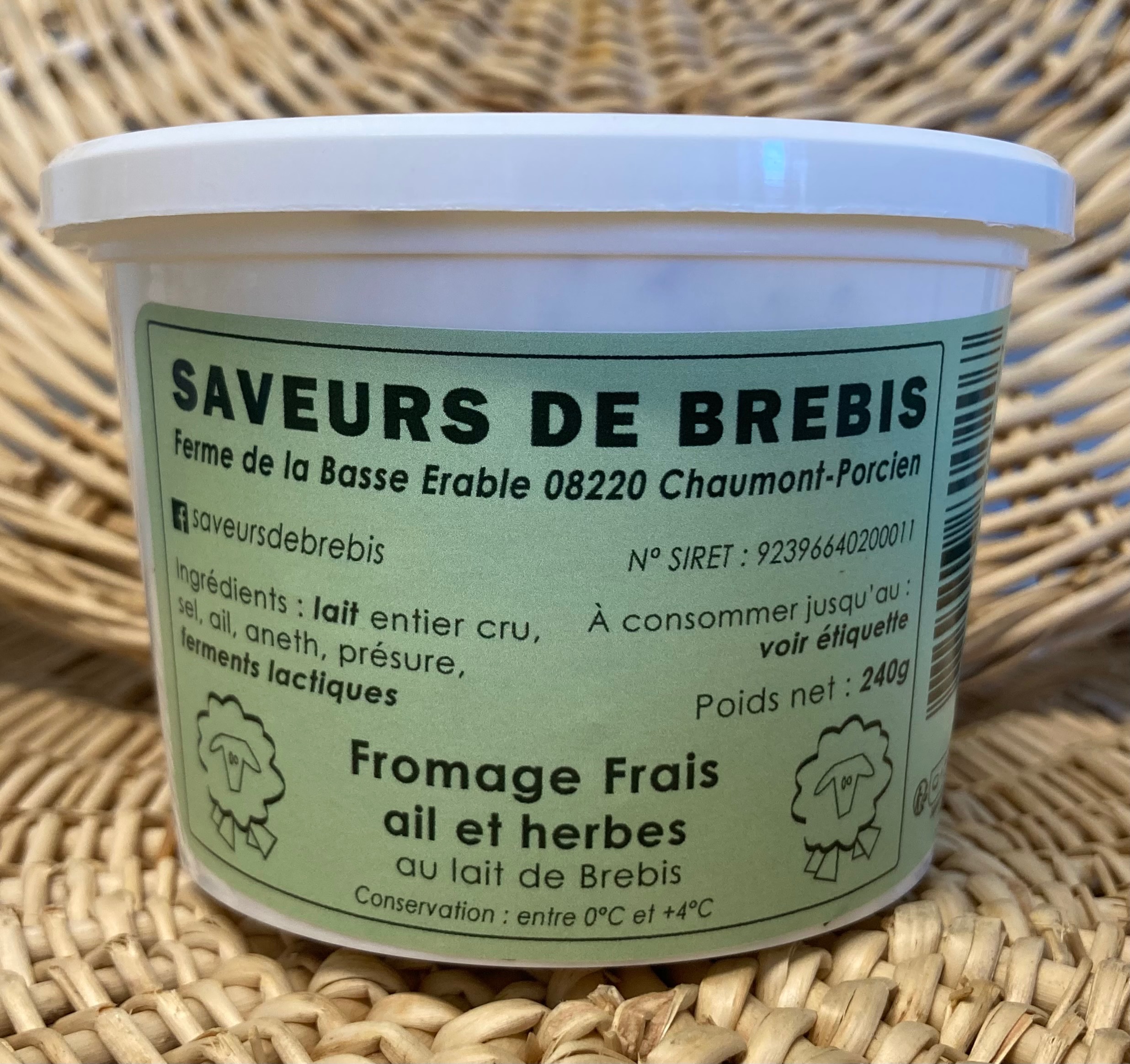 Fromage Ail Et Herbes - 240g