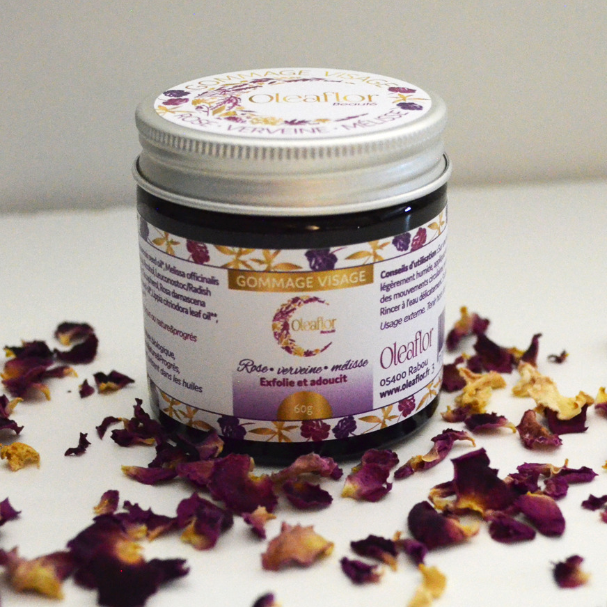 Gommage Rose-Verveine-Mélisse 60g