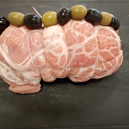rôti de veau farci aux olives 700 à 800 g