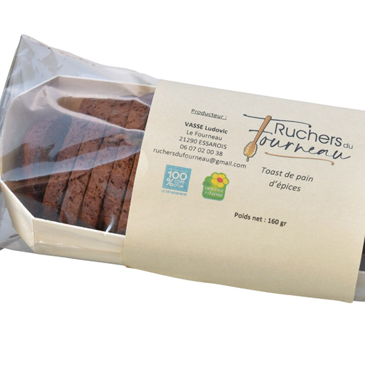 Toasts de pain d'épices - 160g
