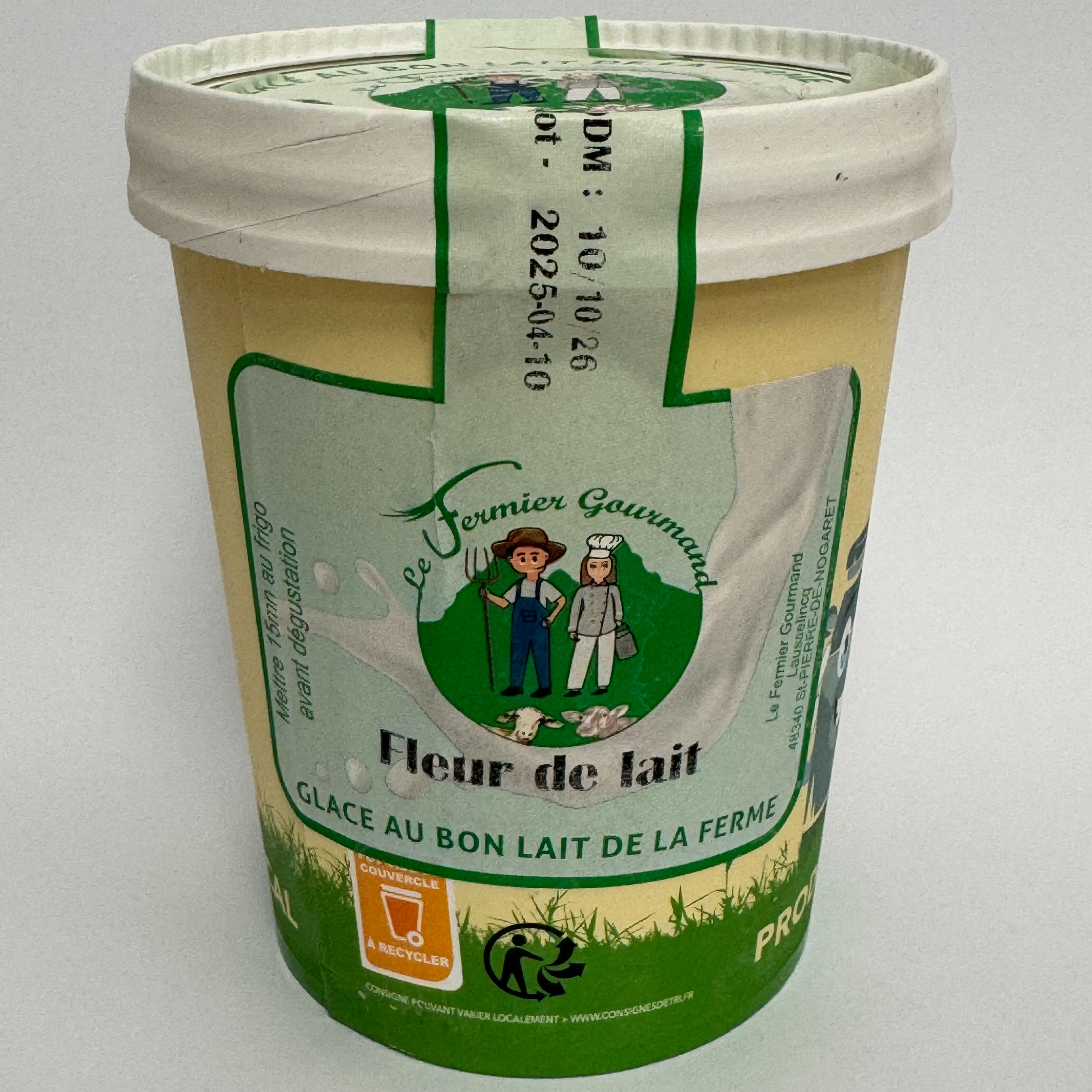 Crème glacée Brebis Fleur de lait