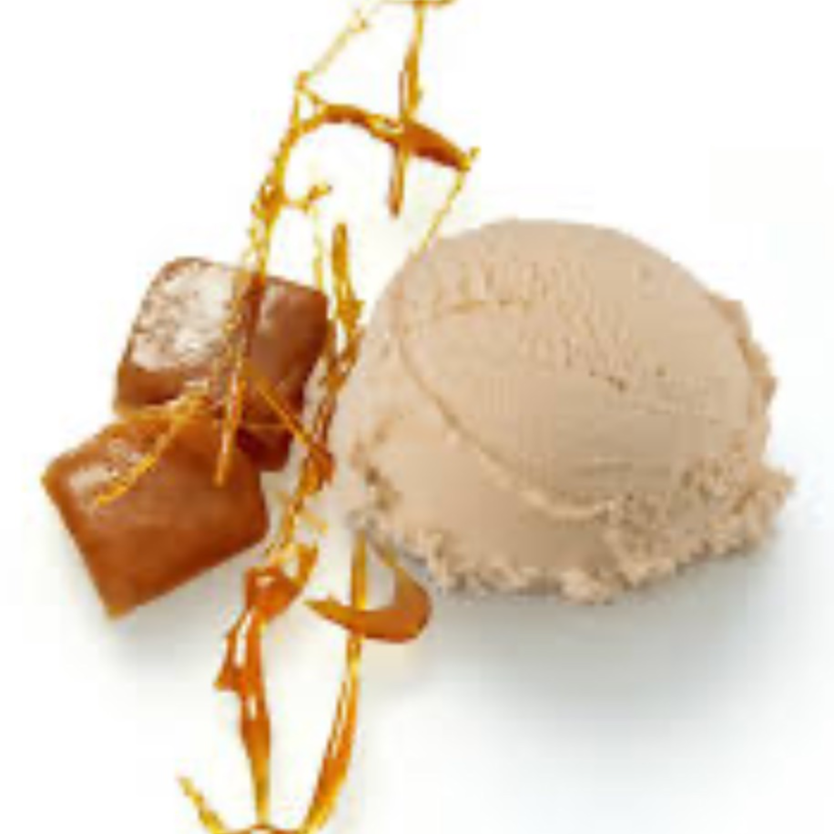 Glace au lait de bufflonne Caramel 🍨 pot de 1 litre