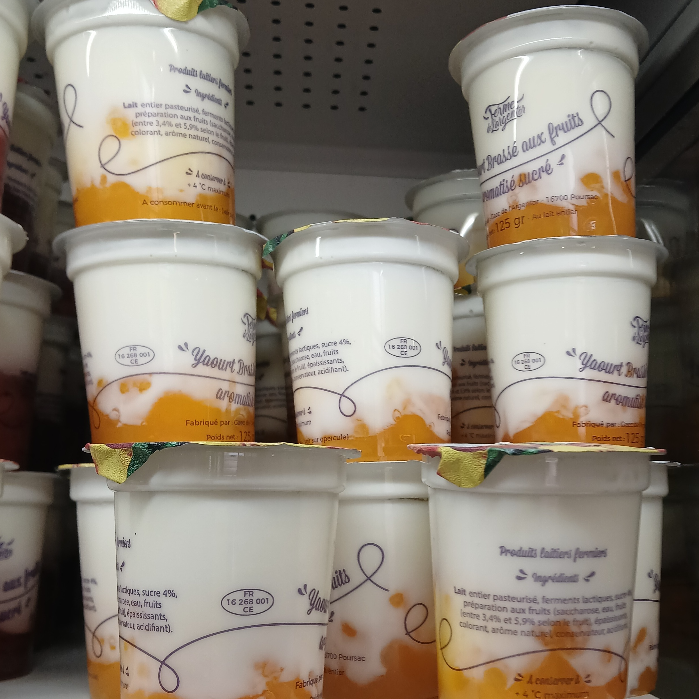 Yaourt Bicouche Pêche