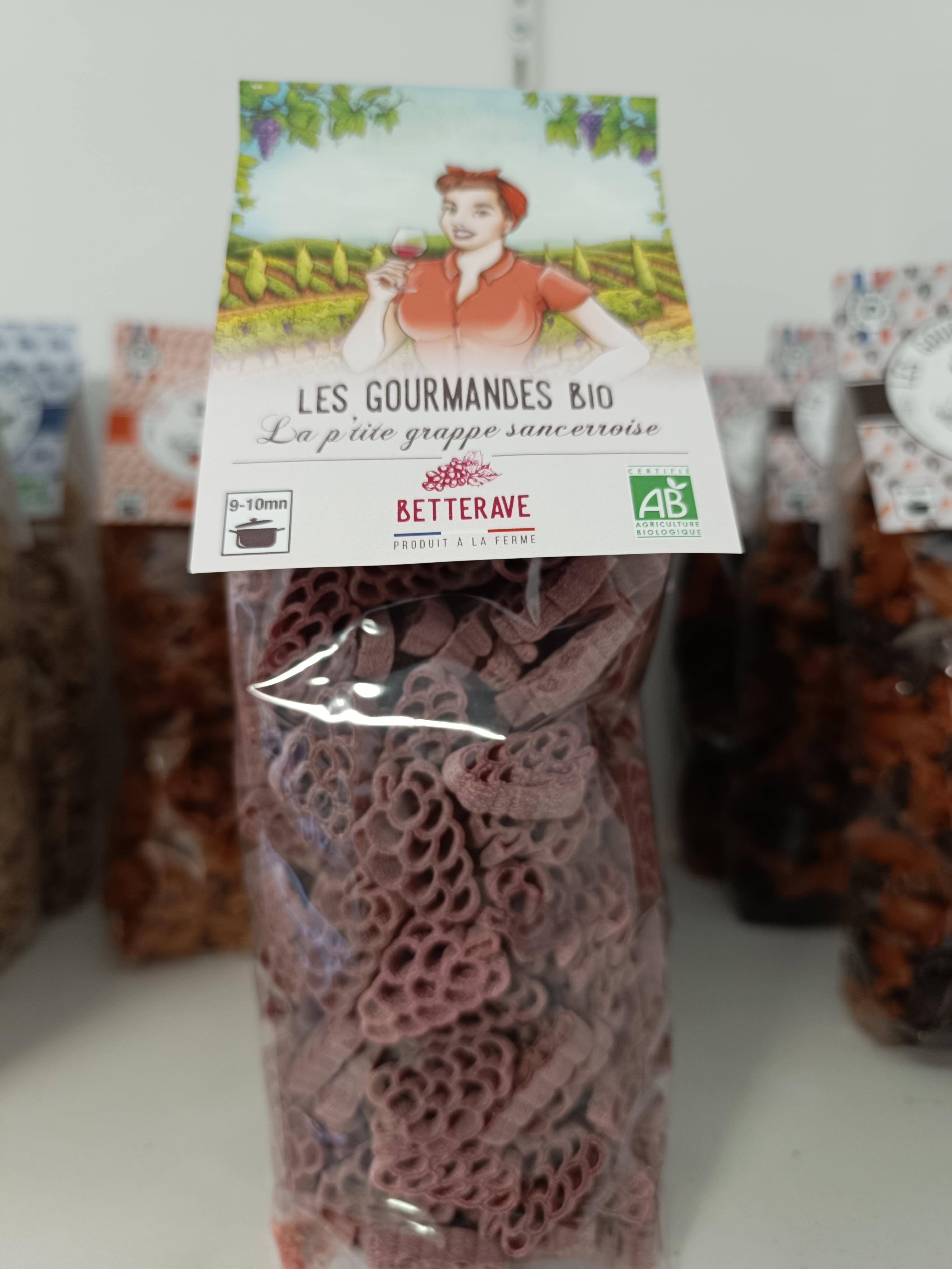 Pâtes Sachet Betterave Grappe bio 280g