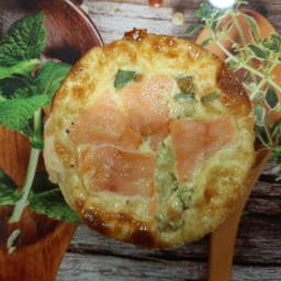 QUICHE au  SAUMON Fumé - 100g