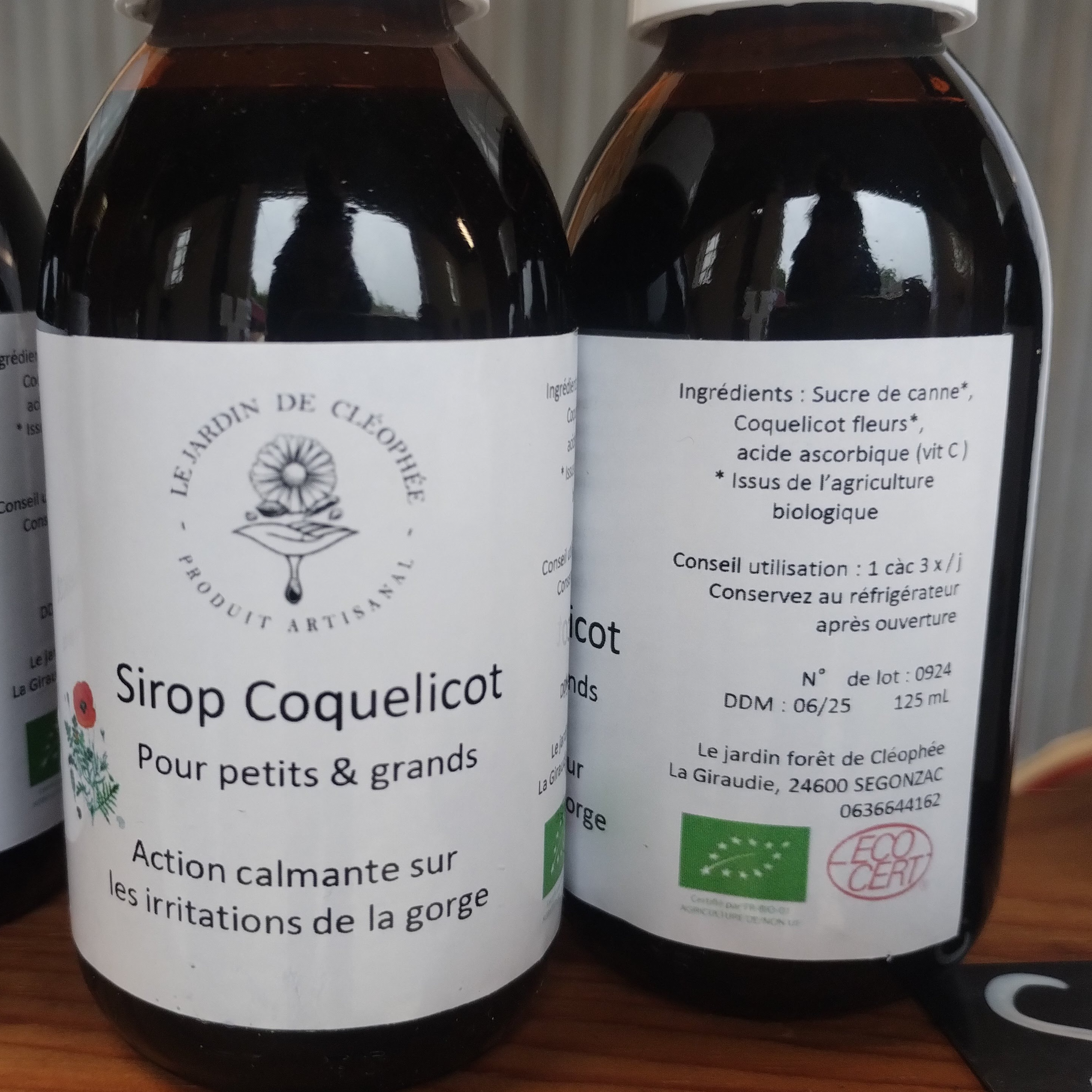Sirop de Coquelicot - 125ml