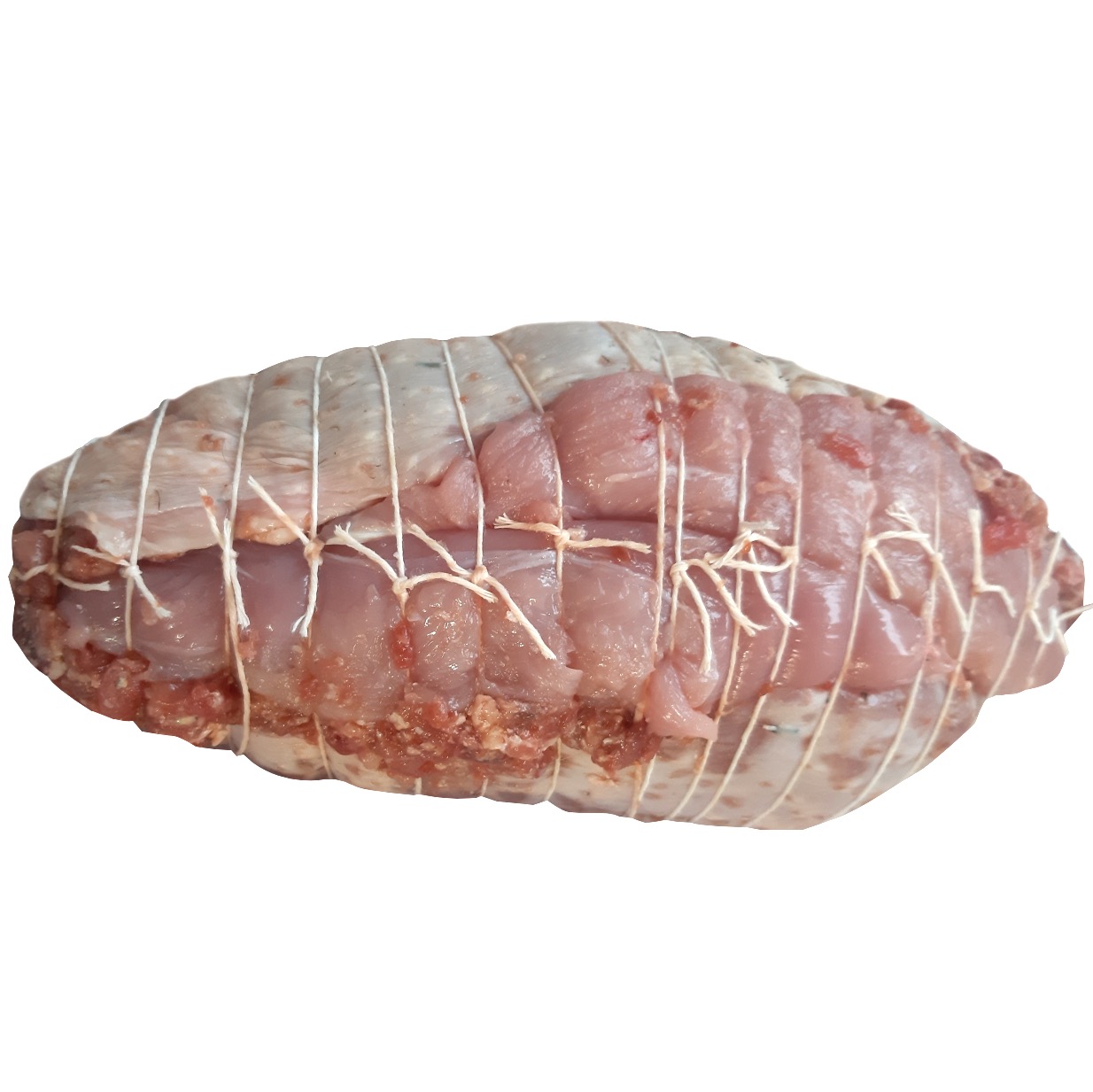 Rôti de poulet  farce pruneaux
