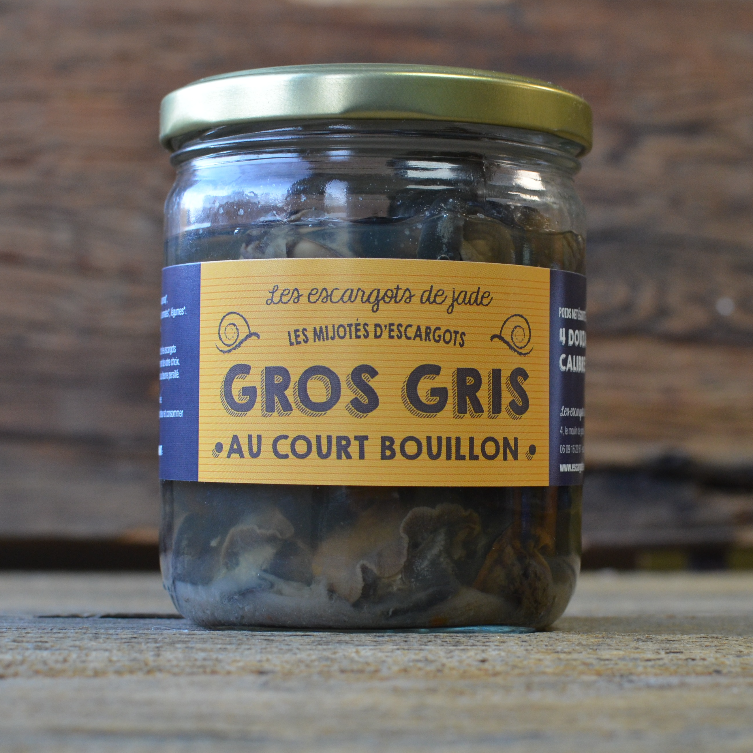 Escargots au court bouillon Gros Gris - 4 dz
