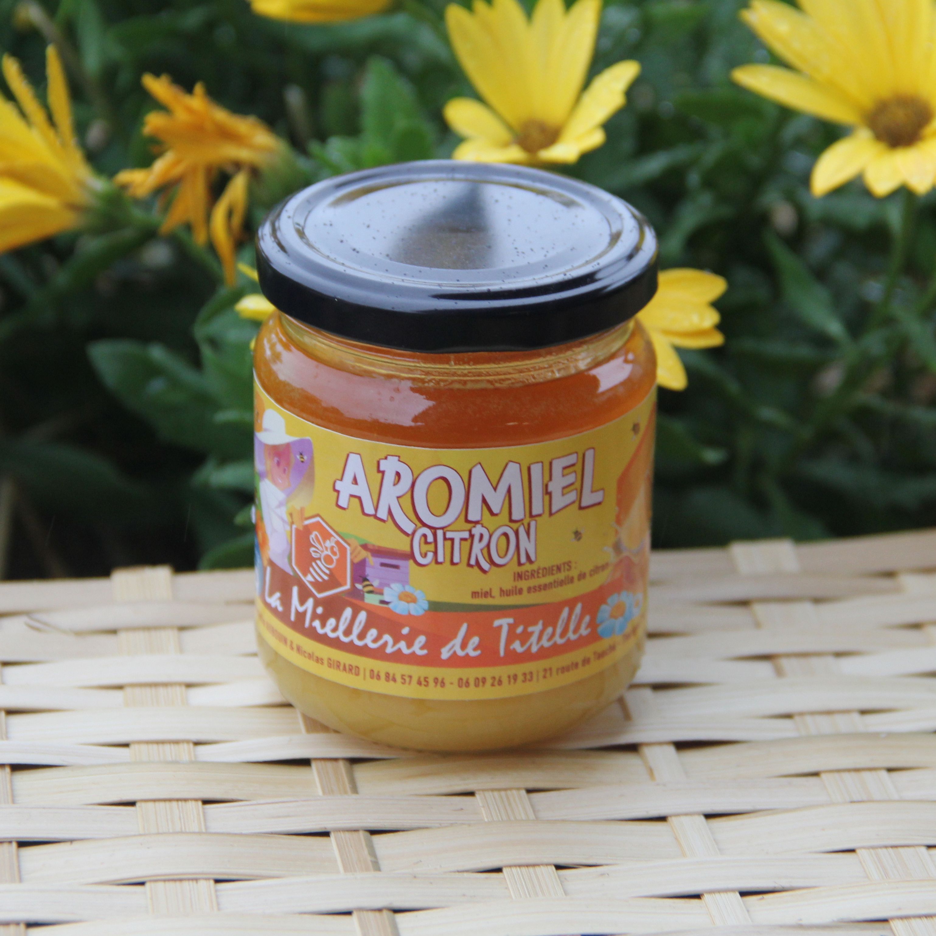 Aromiel Citron La Miellerie de Titelle 250 g