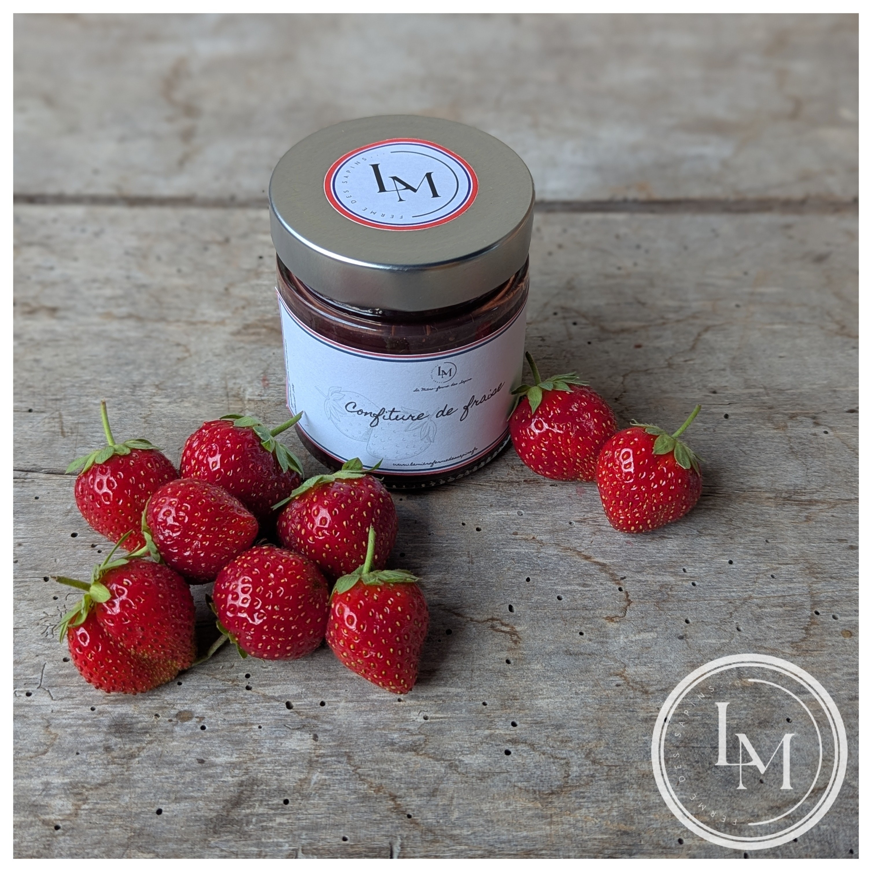 Confiture de fraises (200g)