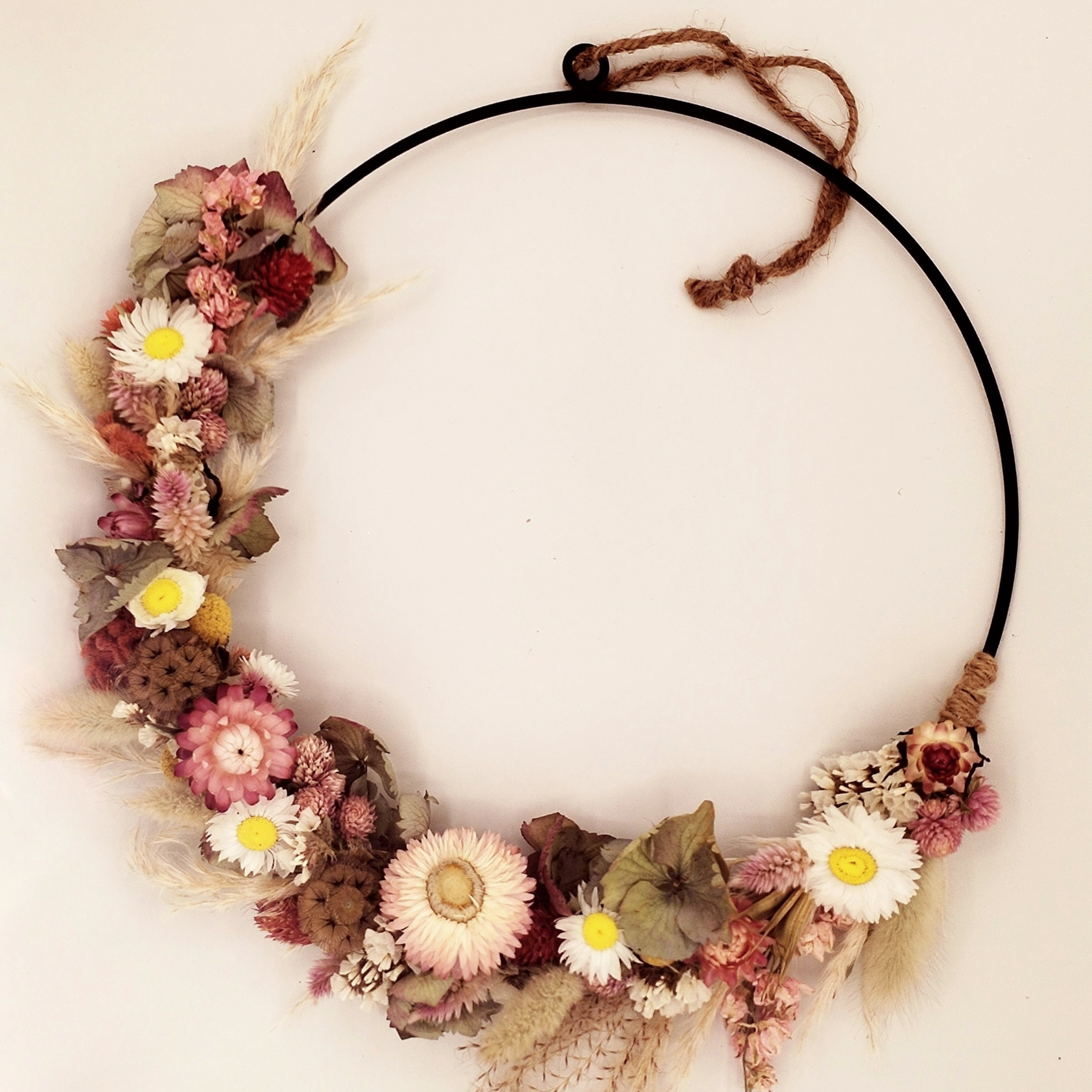 Demi couronne -  Diamètre 40cm - Colori au choix