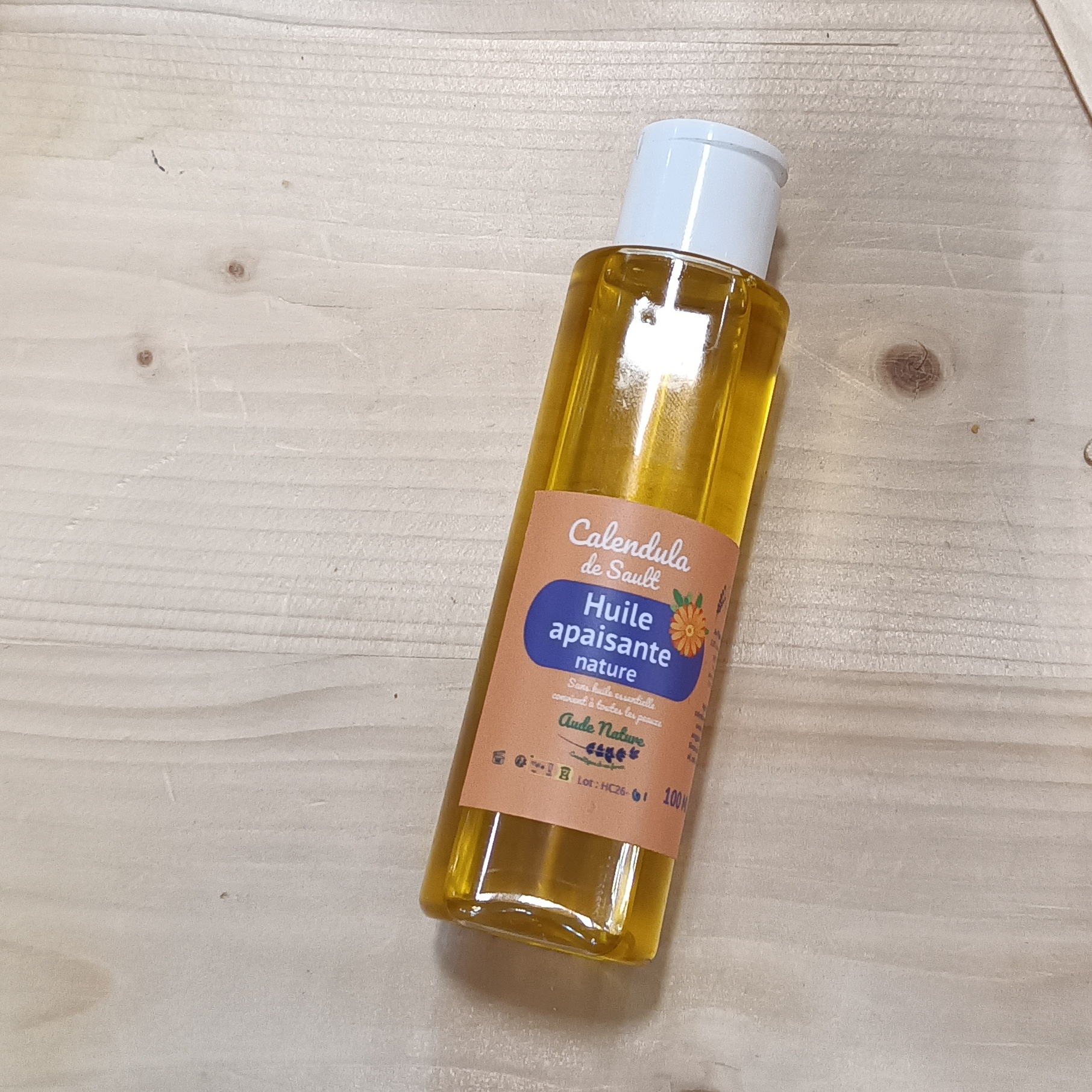 Huile apaisante calendula nature