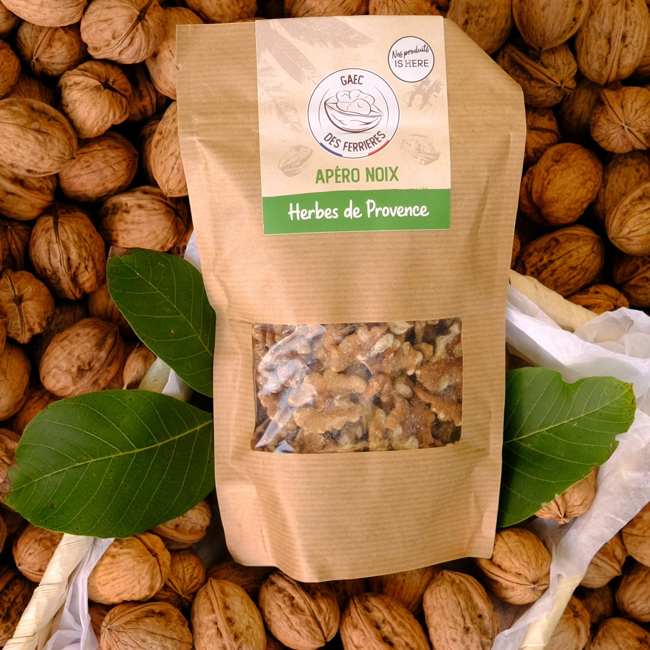 Noix Grillées Salées Aromatisées Herbes de Provence