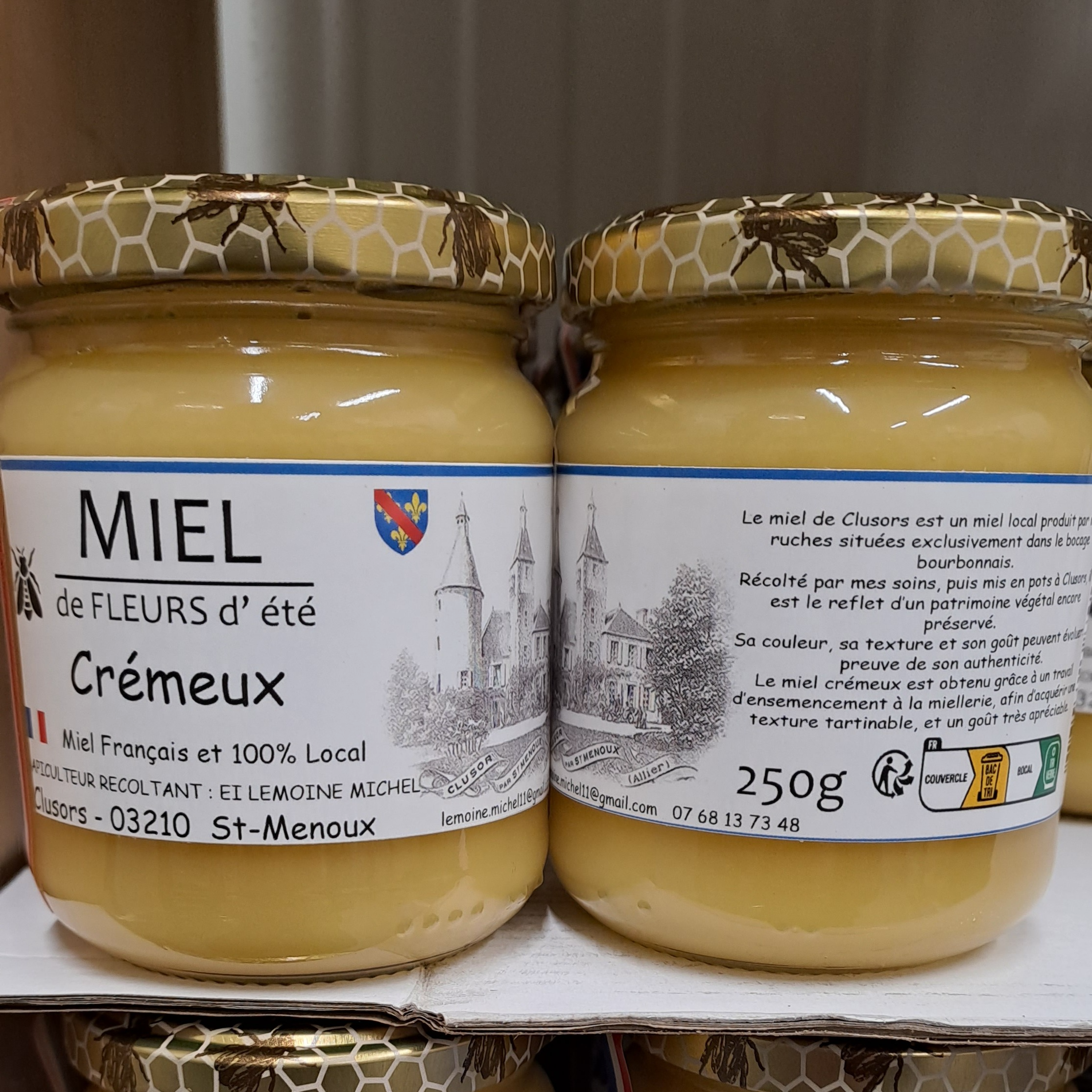 Miel de Fleurs été crémeux 250g