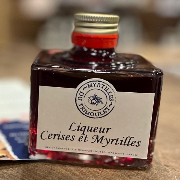 Liqueur Myrtilles & Cerises - Bouteille 20 cL - 200g