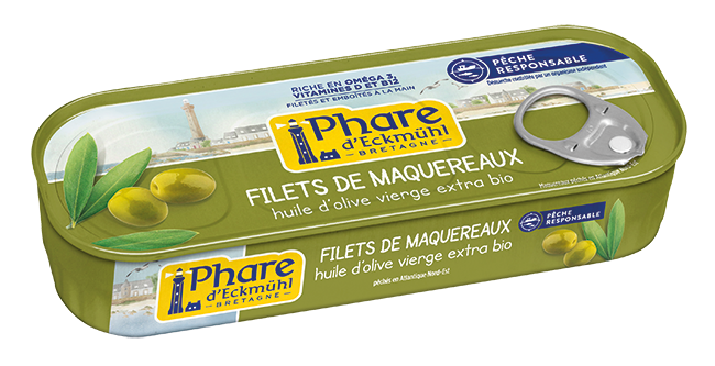 Filets maquereaux à l'huile d'olive vierge extra - 150g