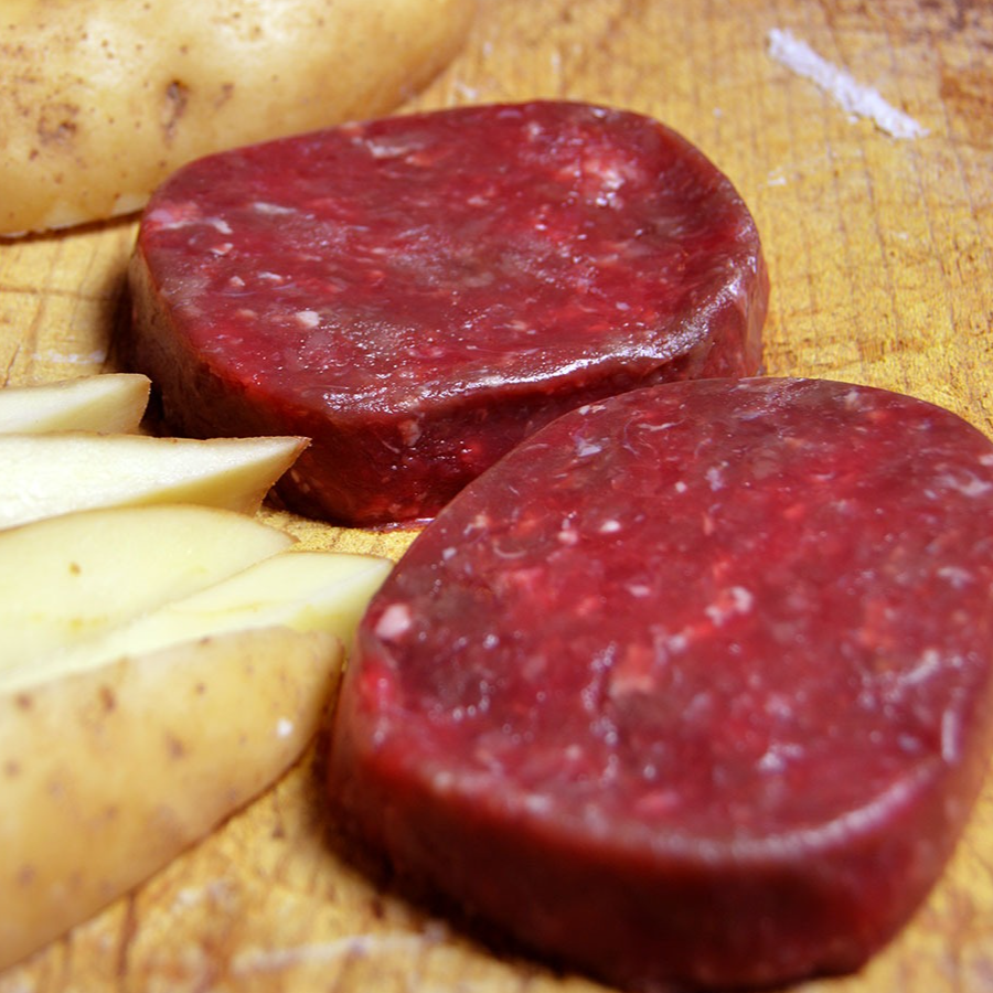Lot 8 steaks hachés Boeuf Angus - 1kg