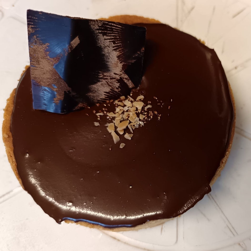 Tartelette individuelle caramel chocolat