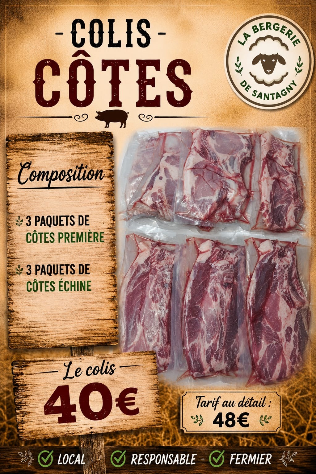 Colis Côtes